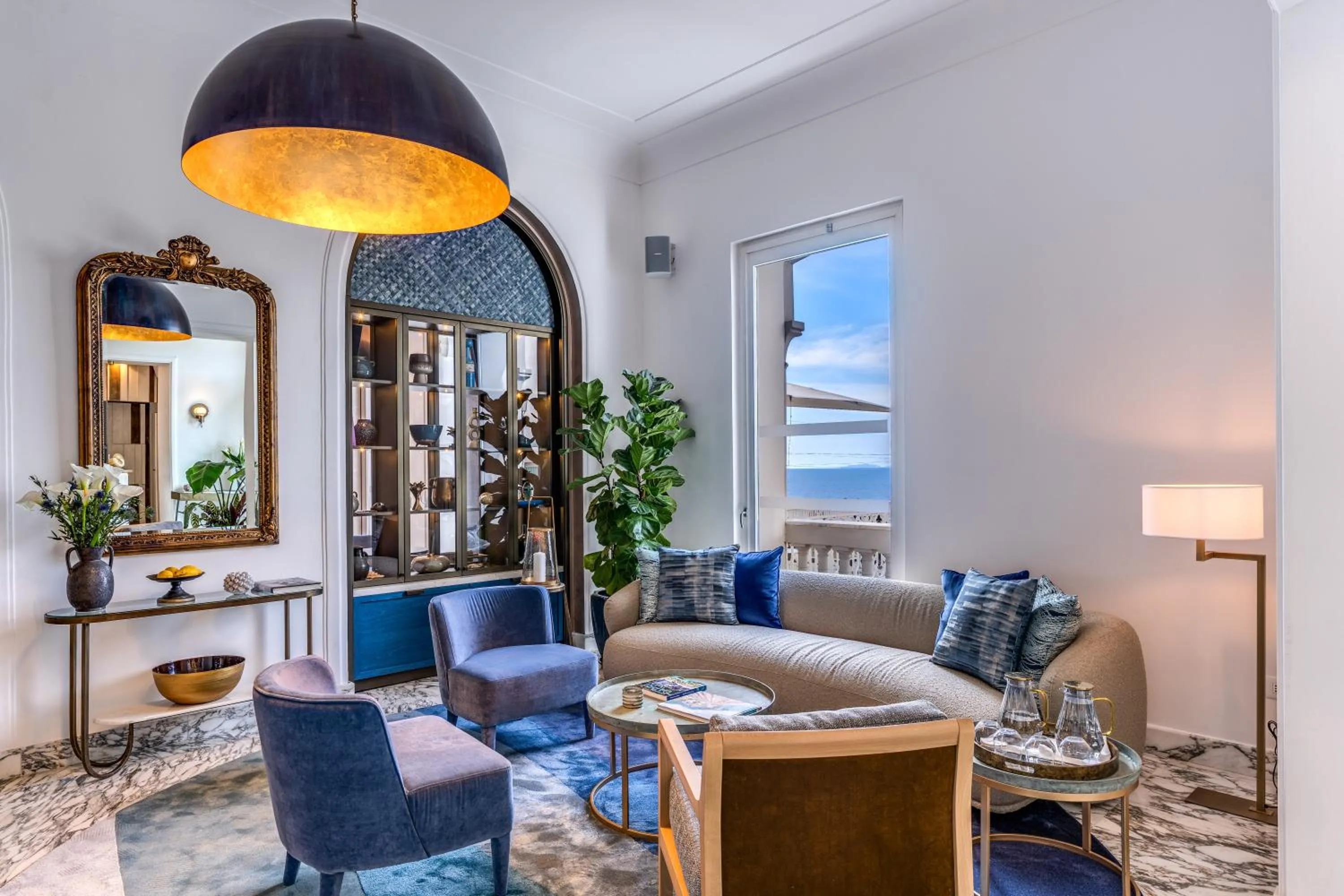 Lobby or reception in Hotel Mediterraneo