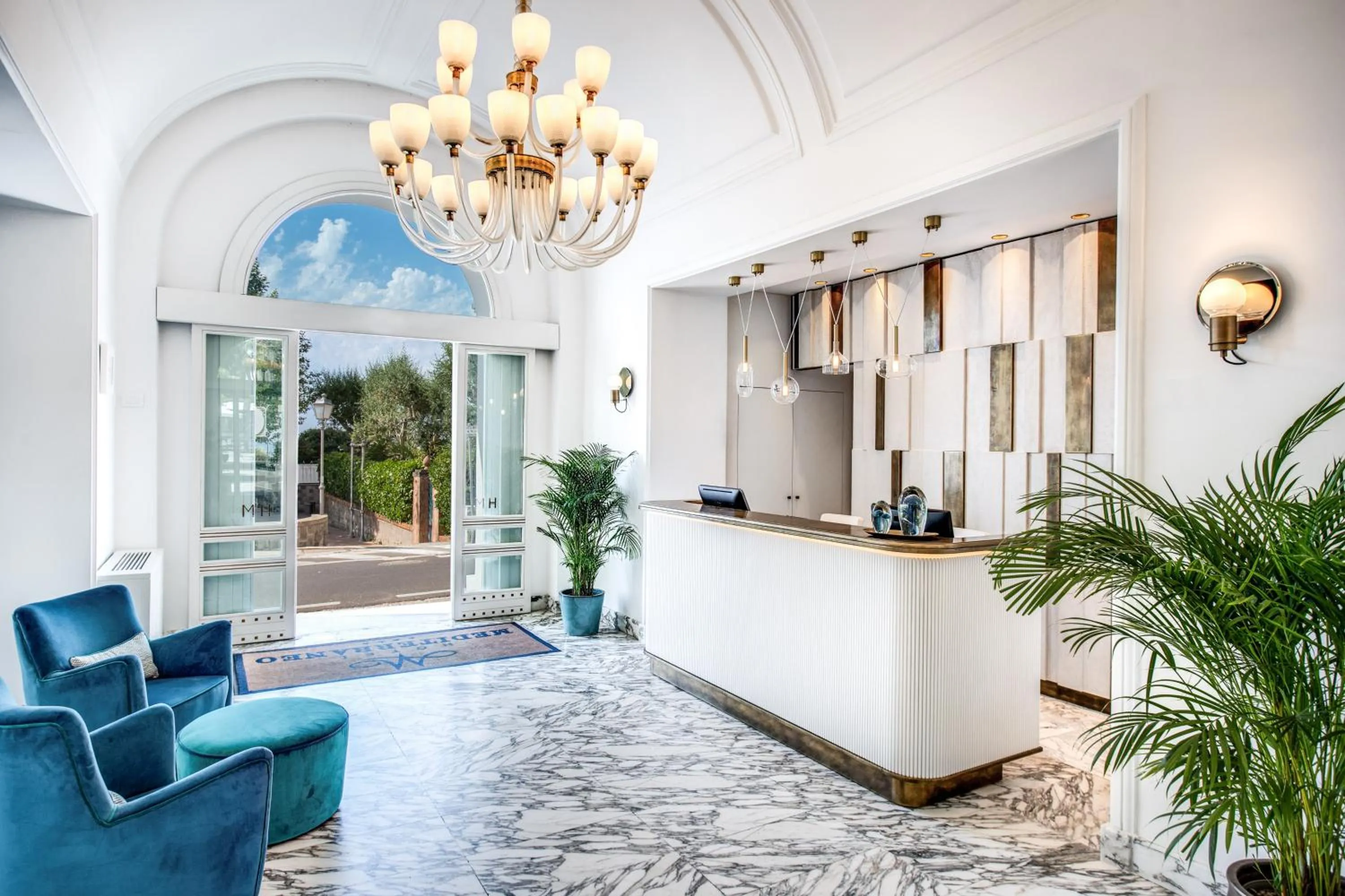 Lobby or reception in Hotel Mediterraneo