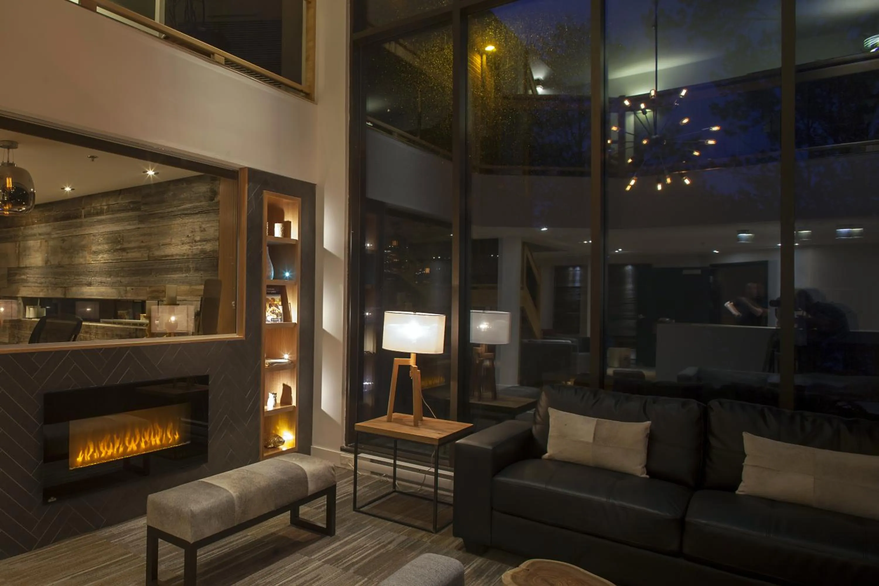 Lobby or reception in L'Auberge Du Lac St-Pierre