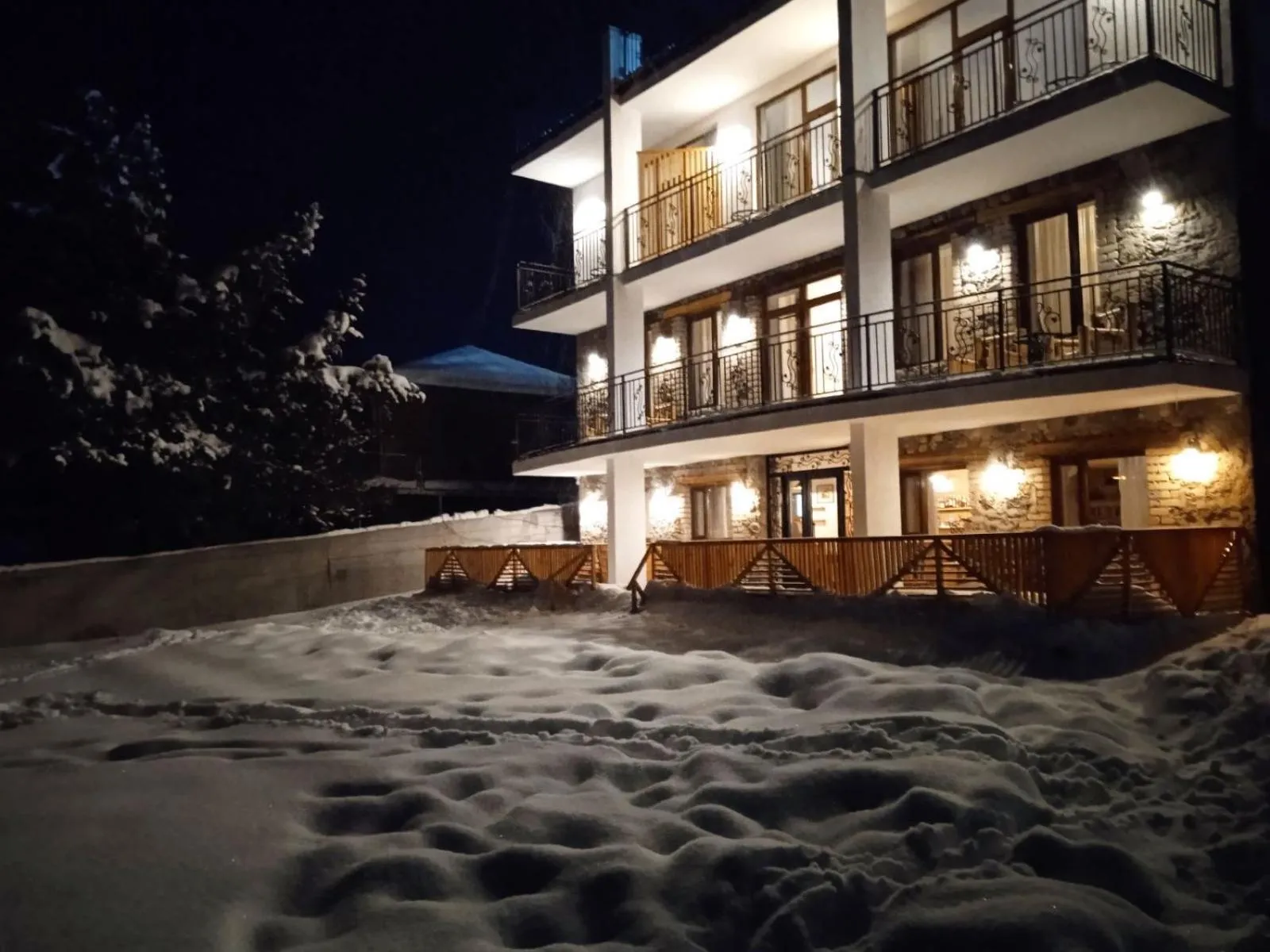 Property building in Mood Hotel Kazbegi