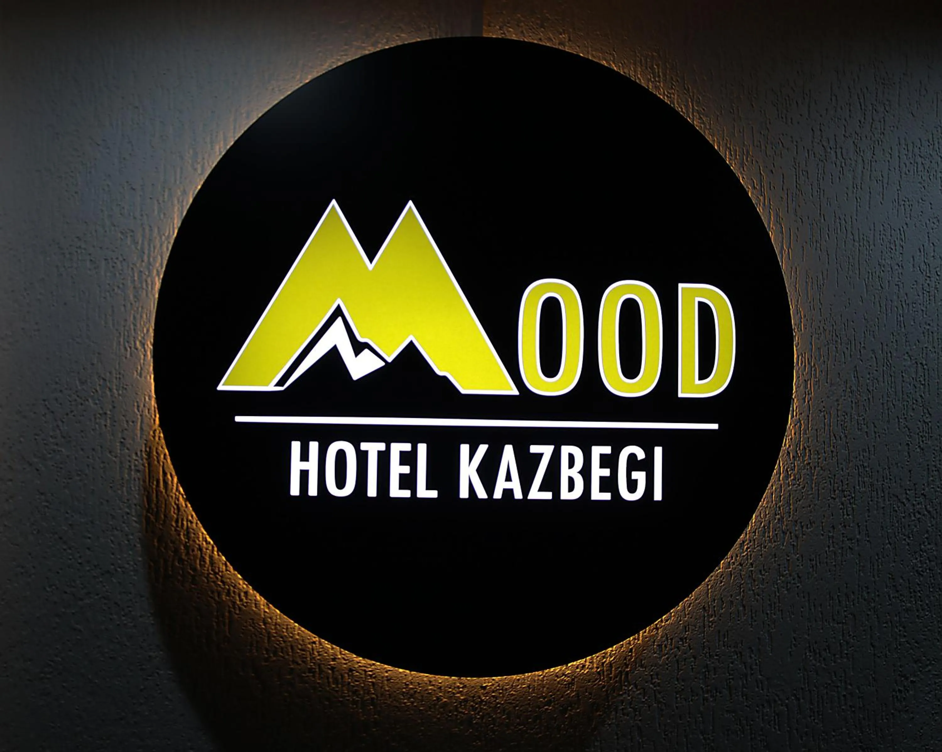 Logo/Certificate/Sign in Mood Hotel Kazbegi