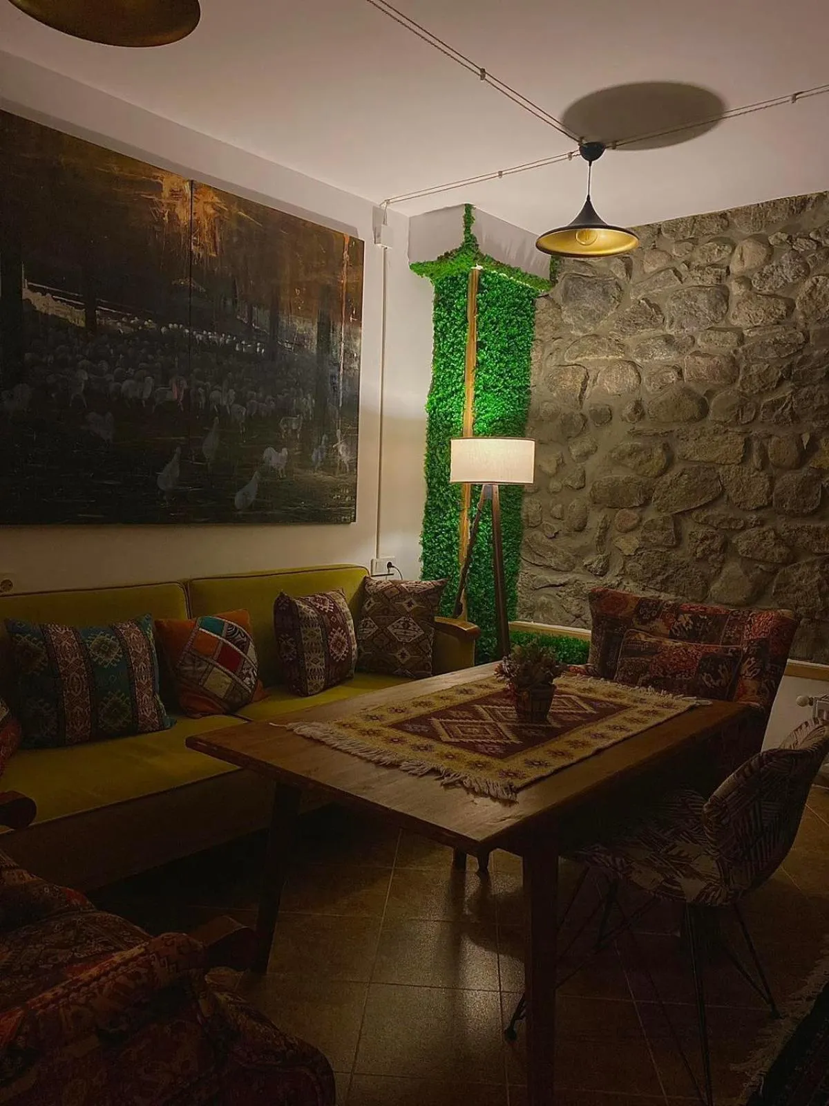 Living room in Mood Hotel Kazbegi