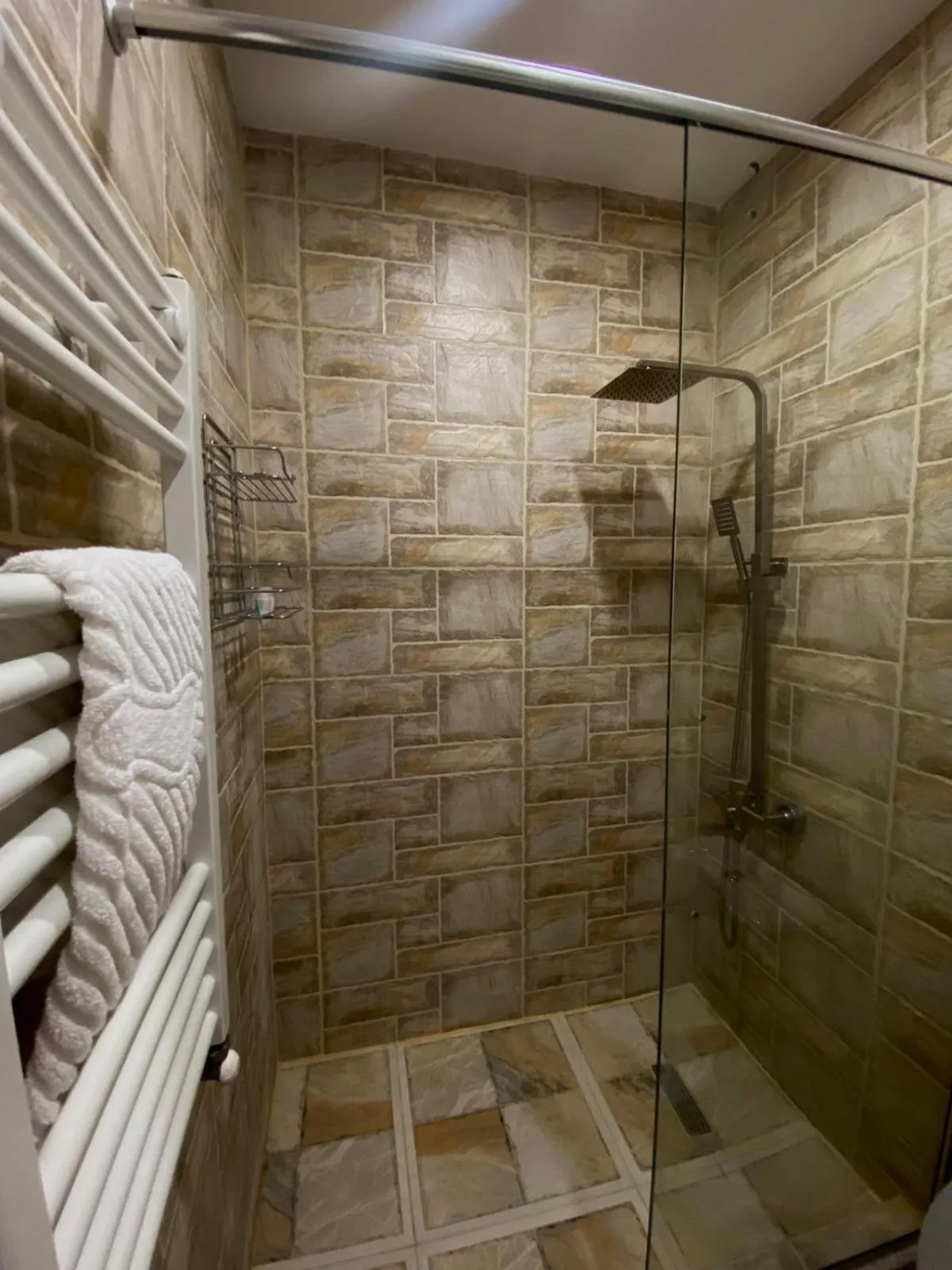 Shower in Mood Hotel Kazbegi