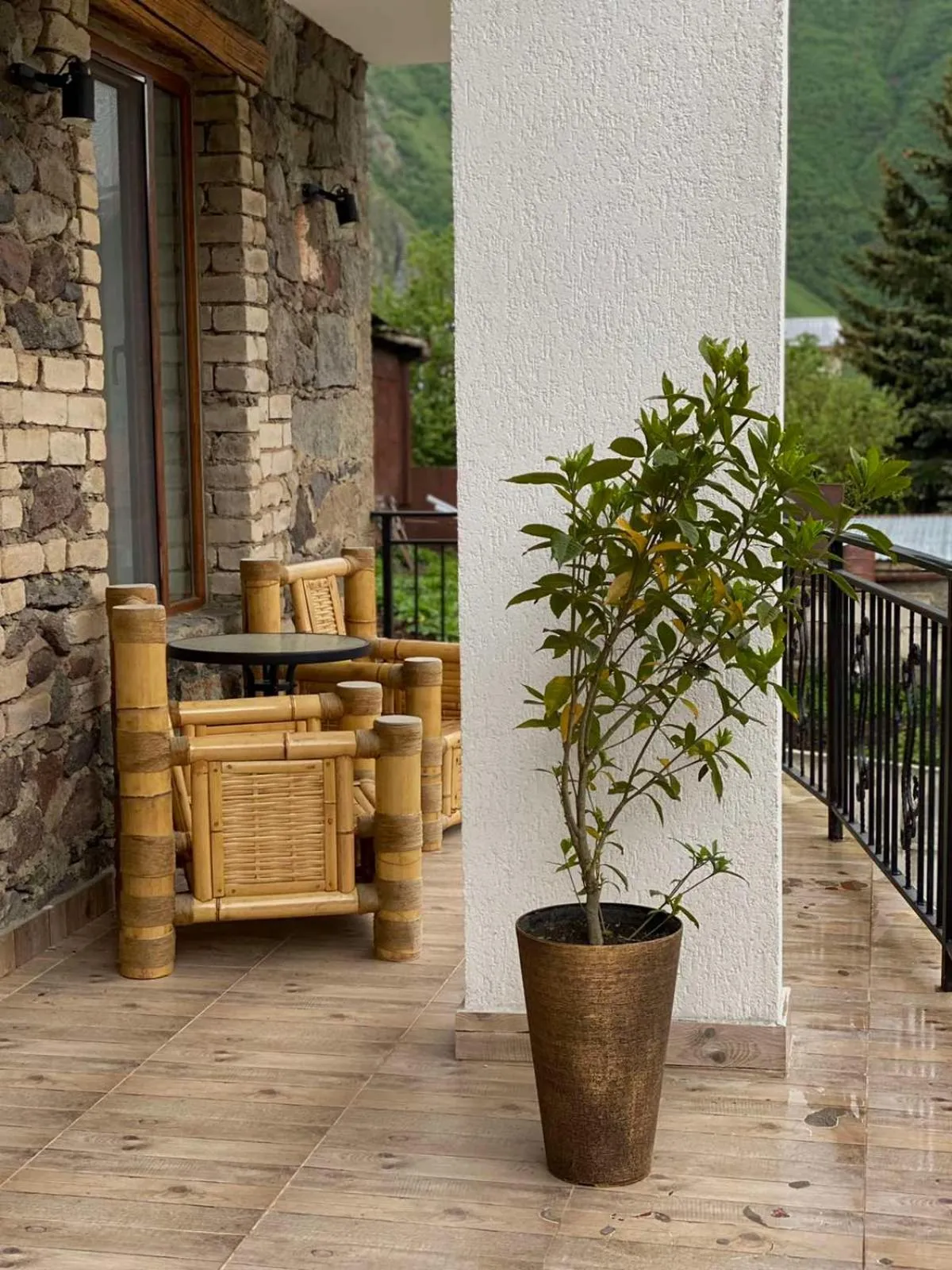 Property building in Mood Hotel Kazbegi