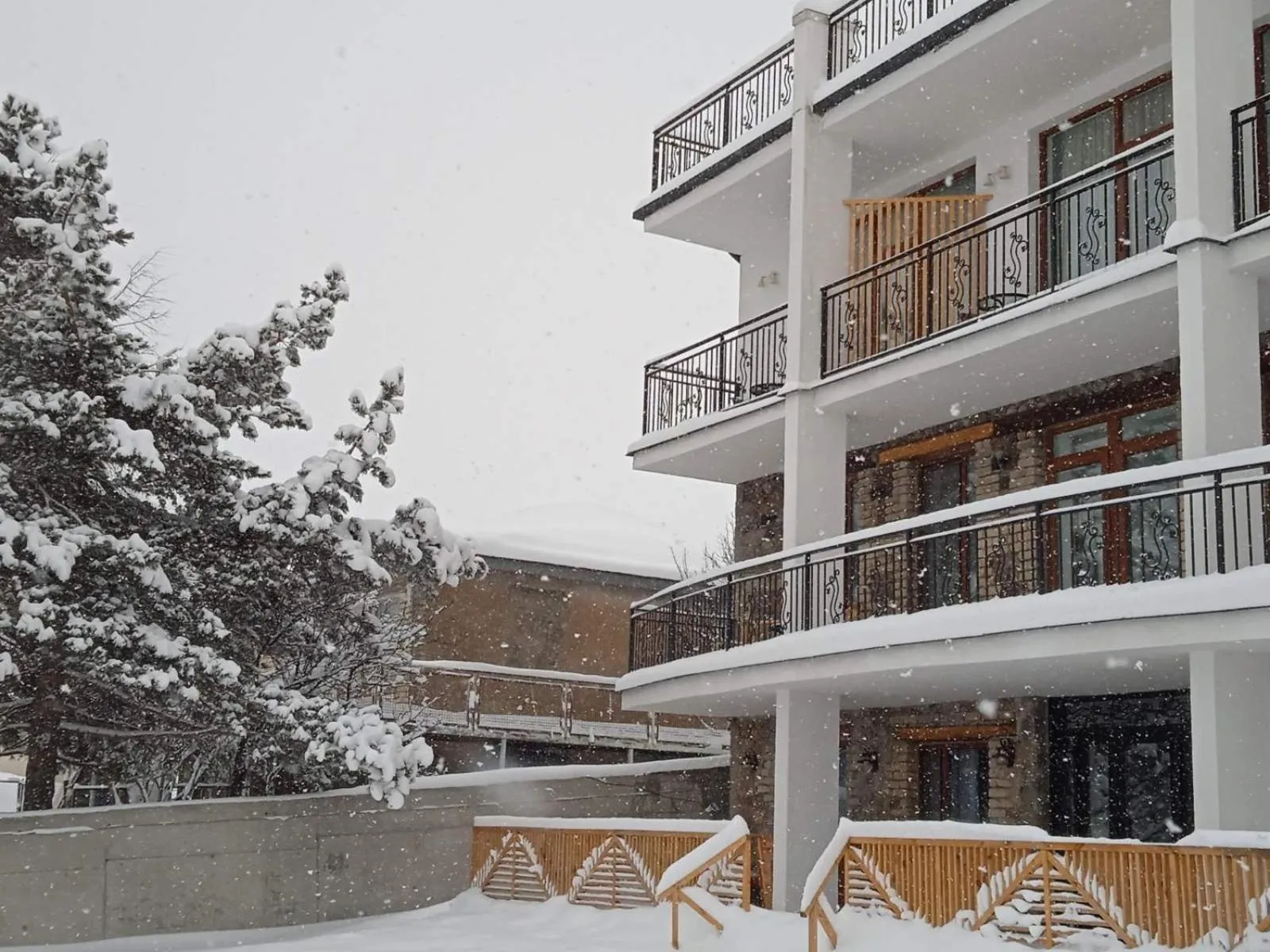 Property building in Mood Hotel Kazbegi