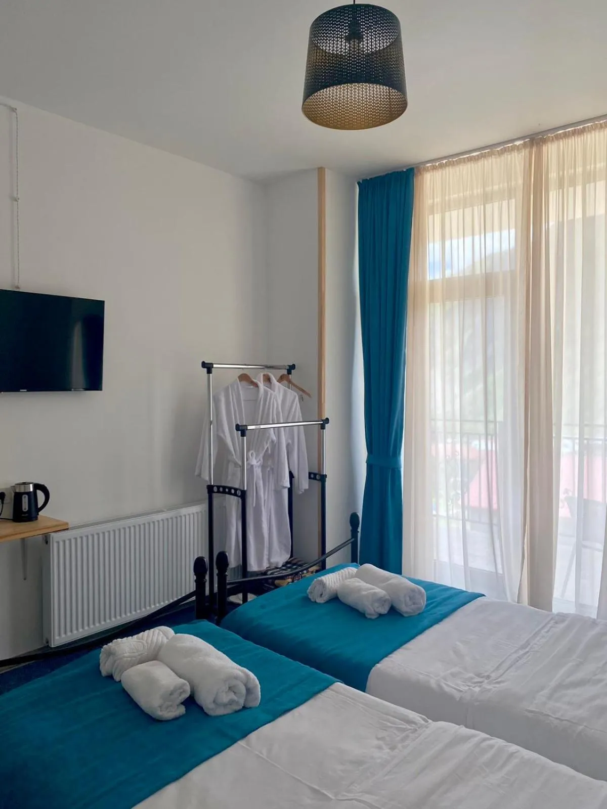 Bed in Mood Hotel Kazbegi
