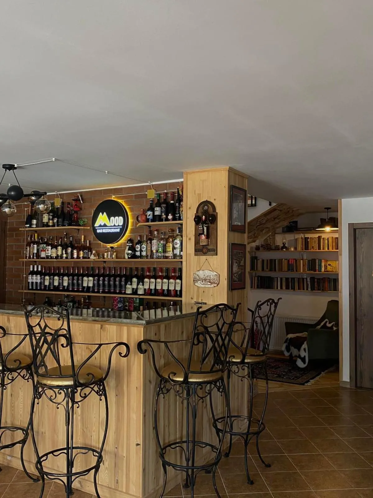 Lounge or bar in Mood Hotel Kazbegi