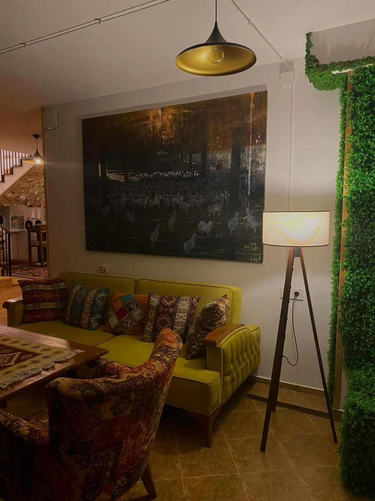 Living room in Mood Hotel Kazbegi