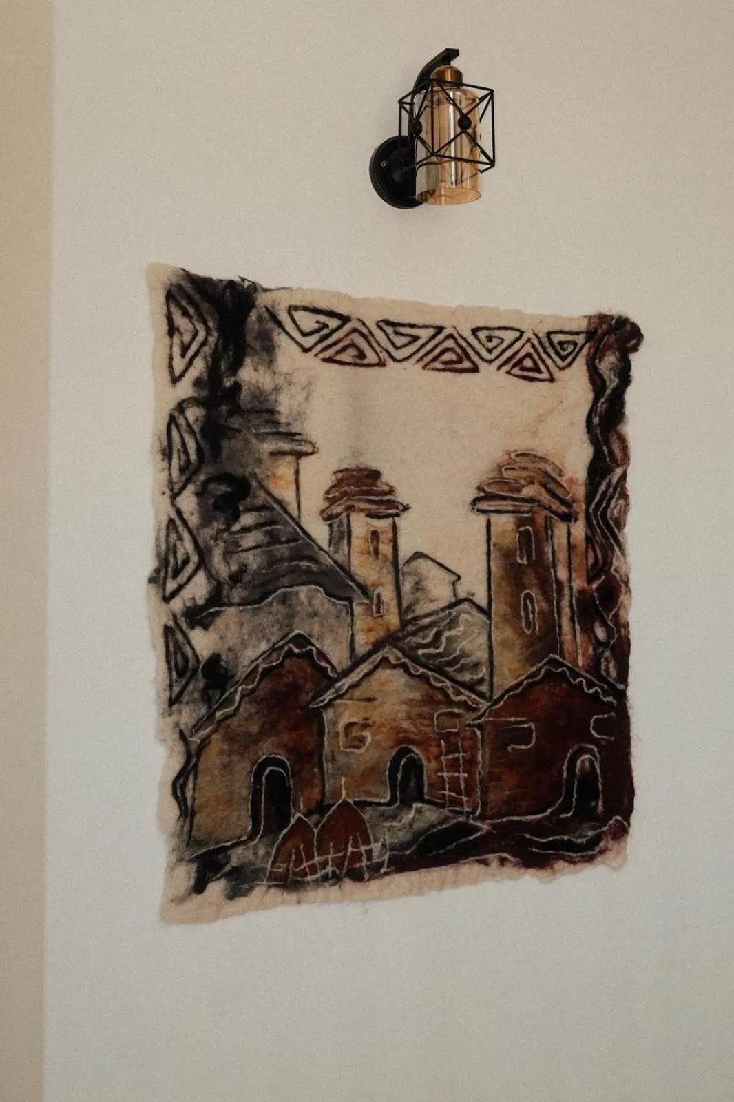 Decorative detail in Mood Hotel Kazbegi