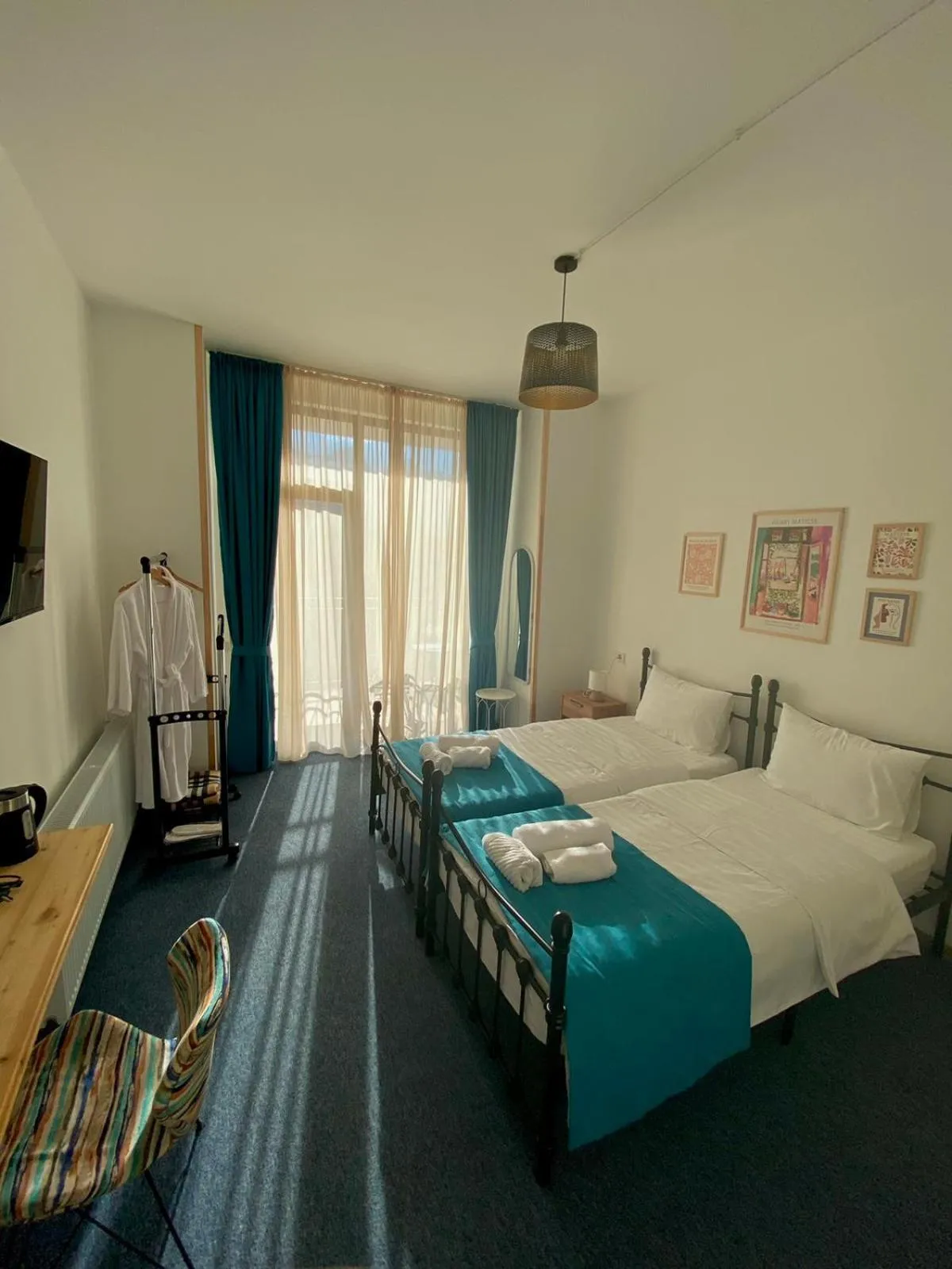 Bed in Mood Hotel Kazbegi