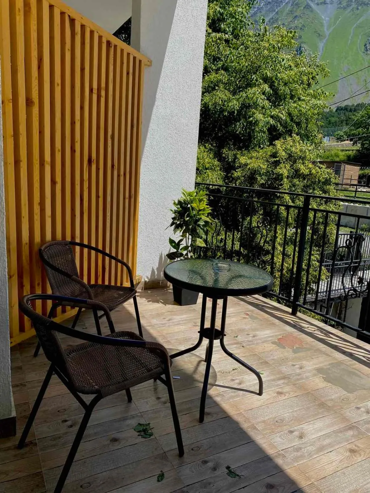 Balcony/Terrace in Mood Hotel Kazbegi