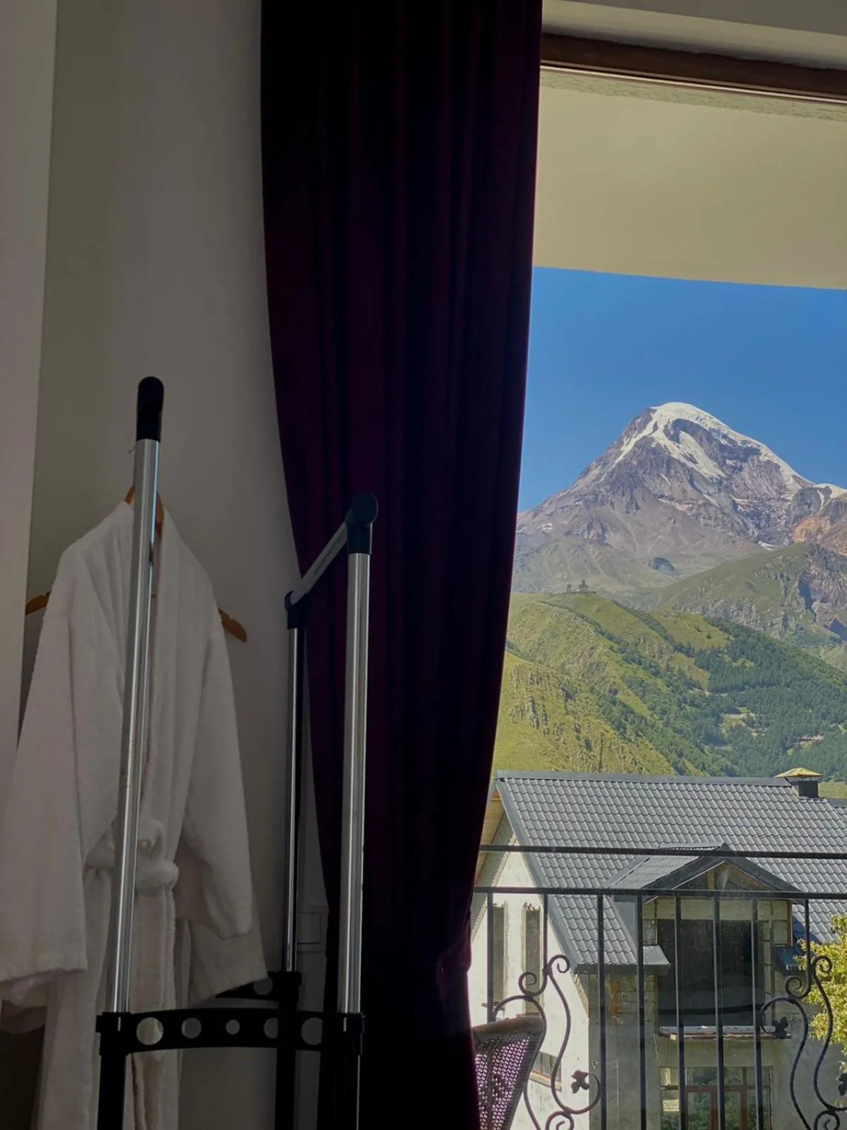 Mountain view in Mood Hotel Kazbegi