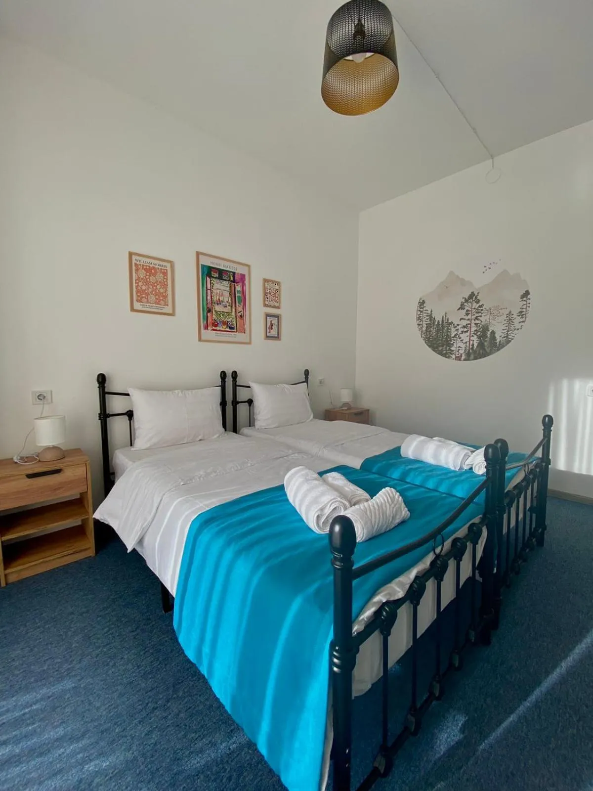 Bed in Mood Hotel Kazbegi