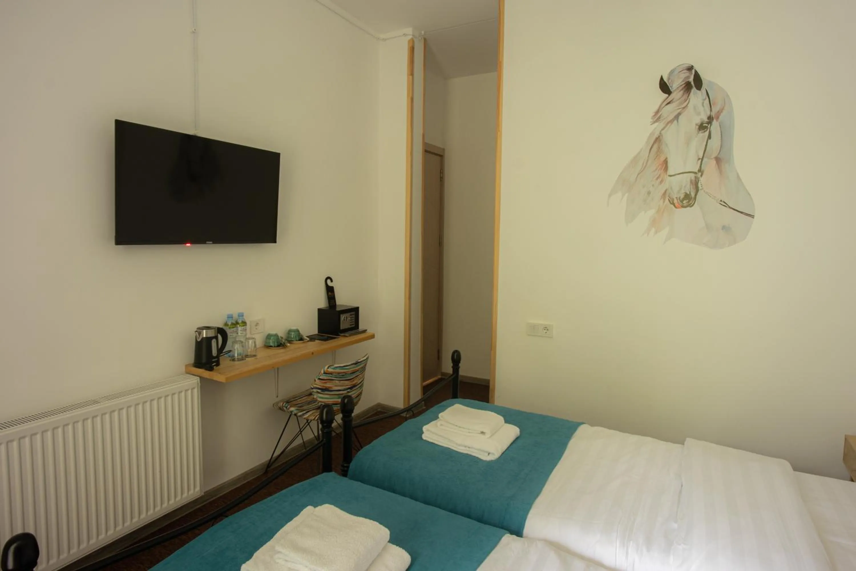 Bed in Mood Hotel Kazbegi