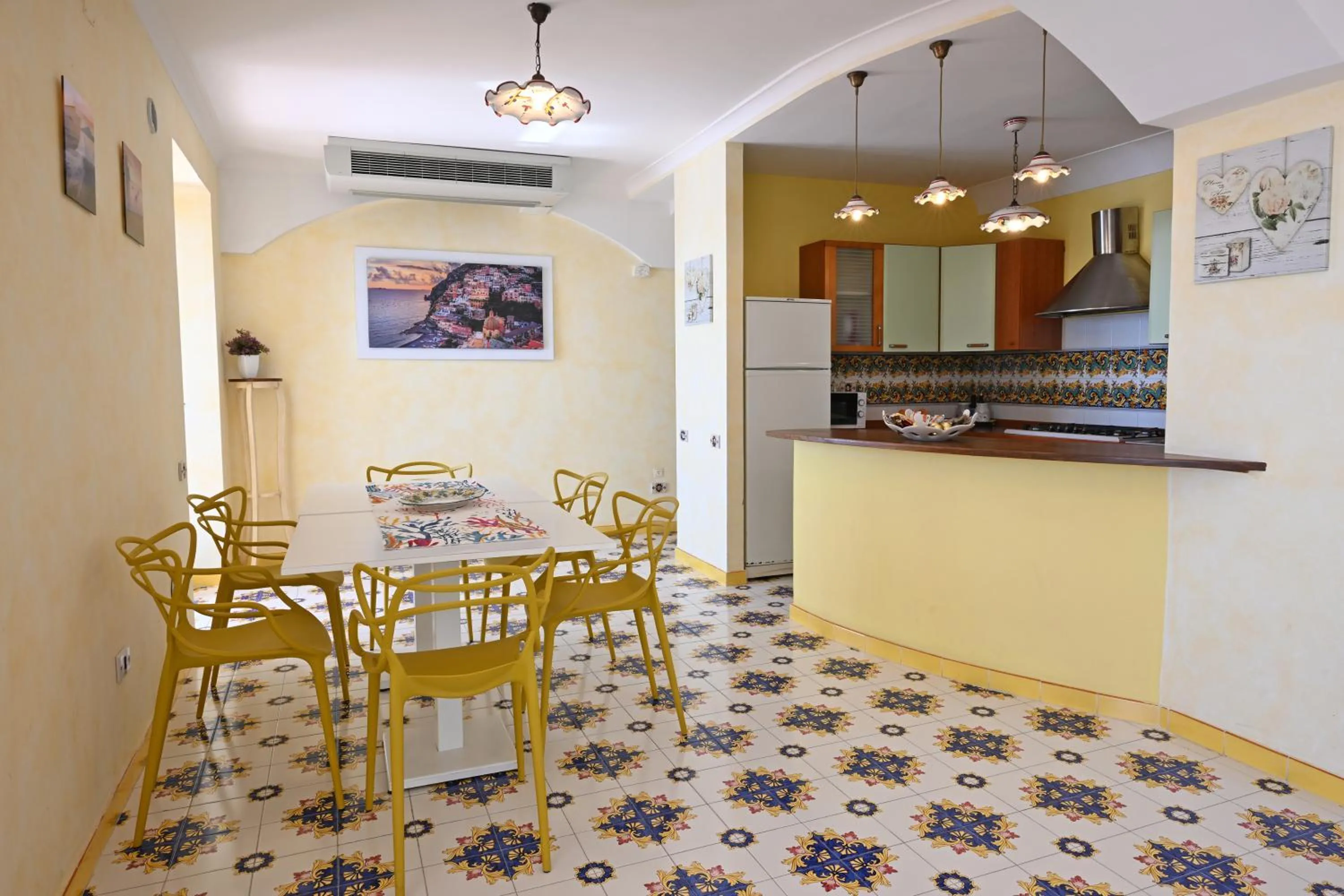 Kitchen or kitchenette in Ravello Art Hotel Marmorata