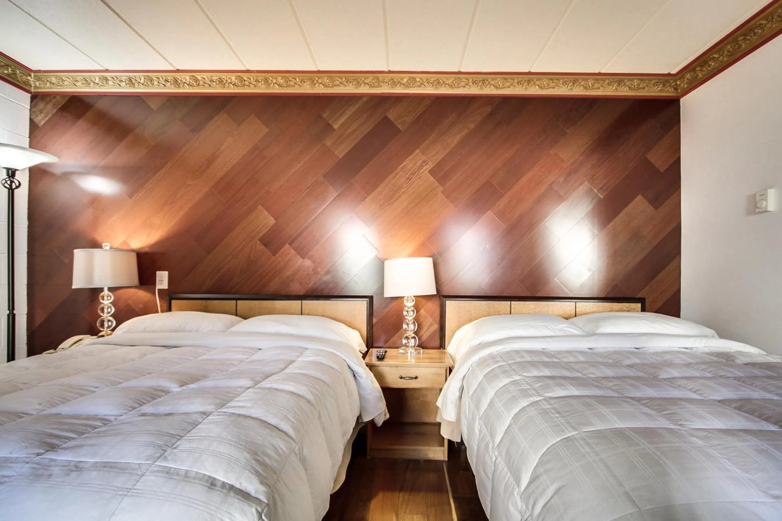 Bed in Motel Bellefeuille