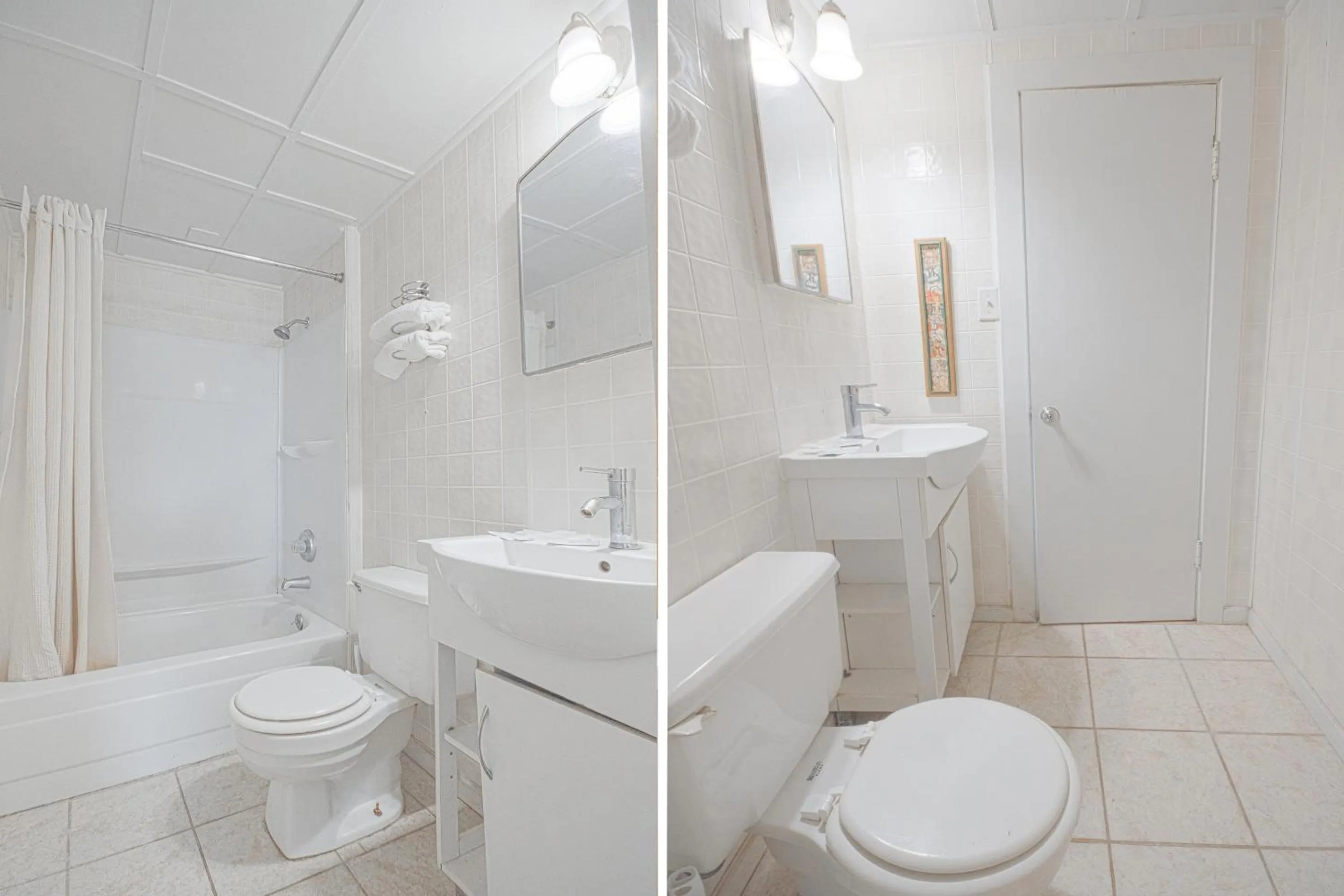 Bathroom in Sunflower Motel Hiawatha By OYO