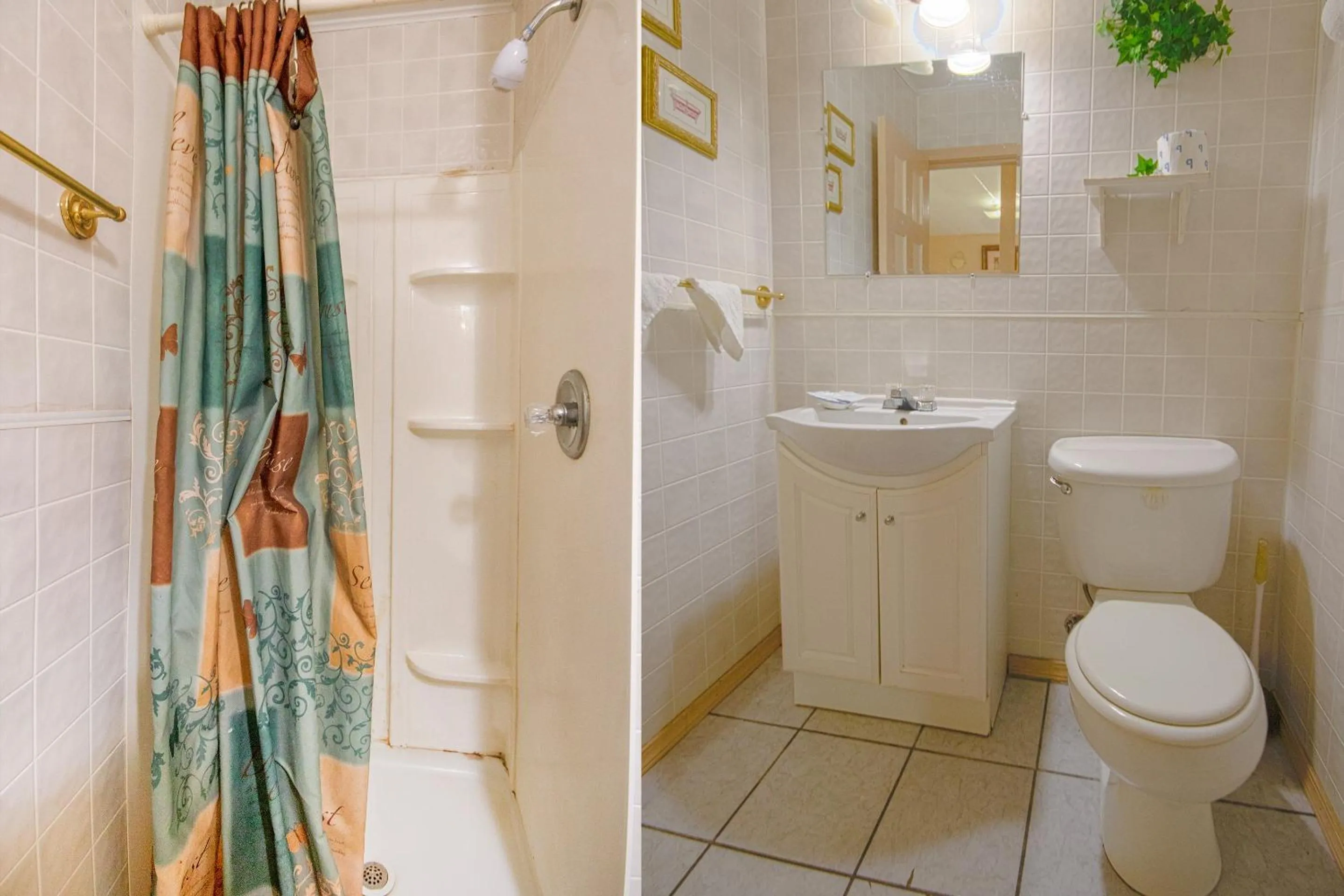 Bathroom in Sunflower Motel Hiawatha By OYO