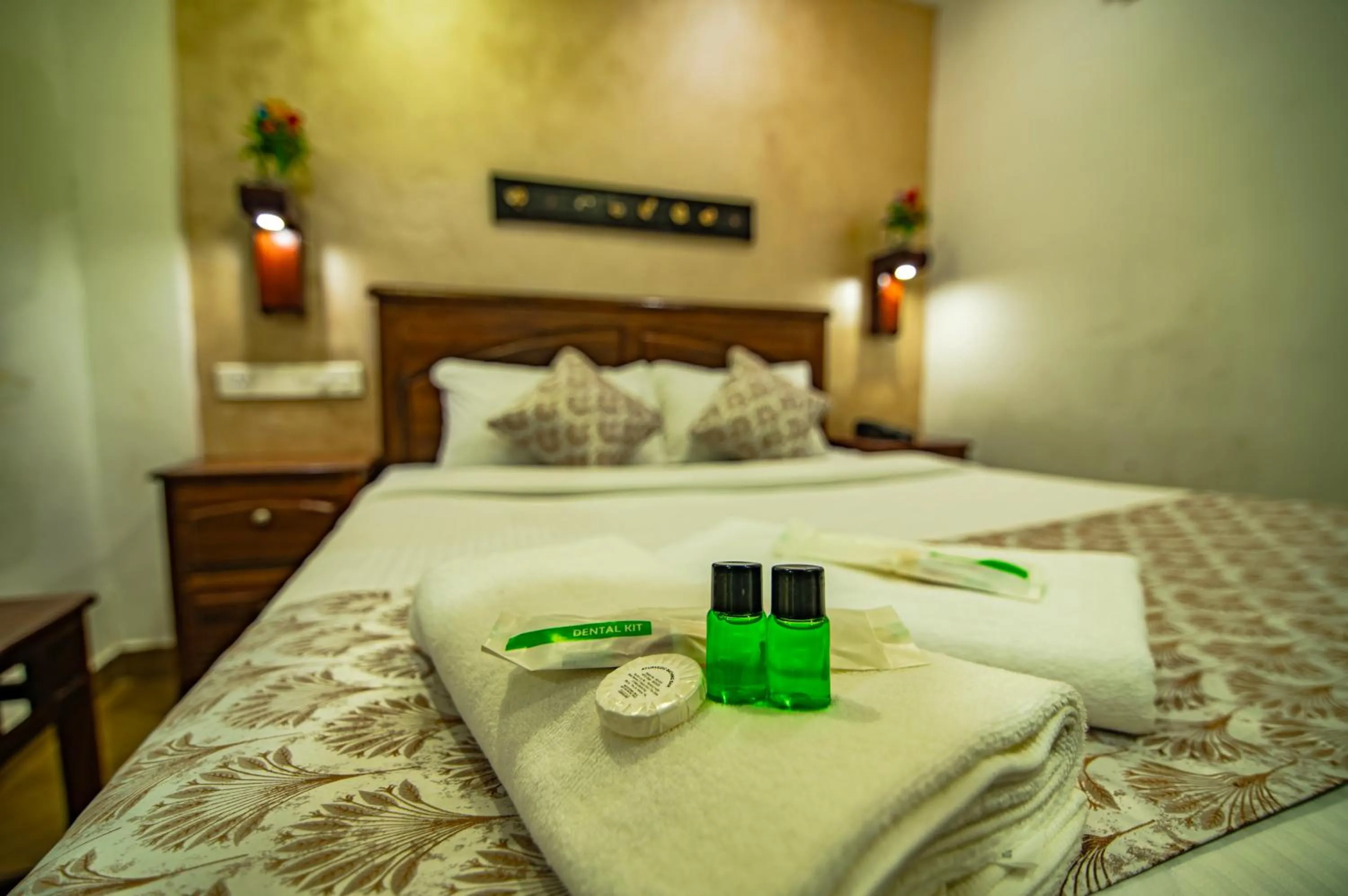 Toilet, Bed in Hotel Mart View