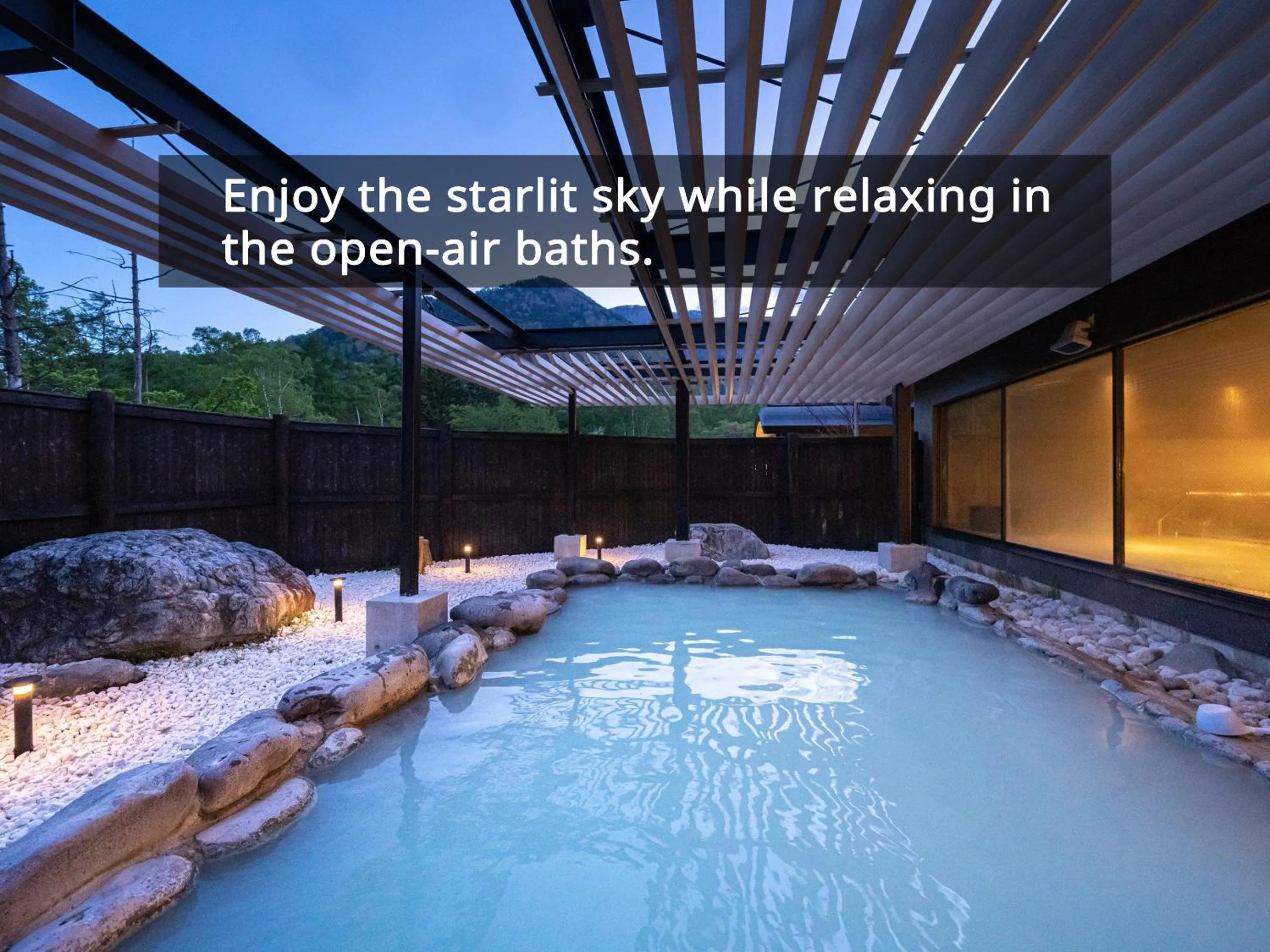 Hot Spring Bath in KAMENOI HOTEL Okunikko