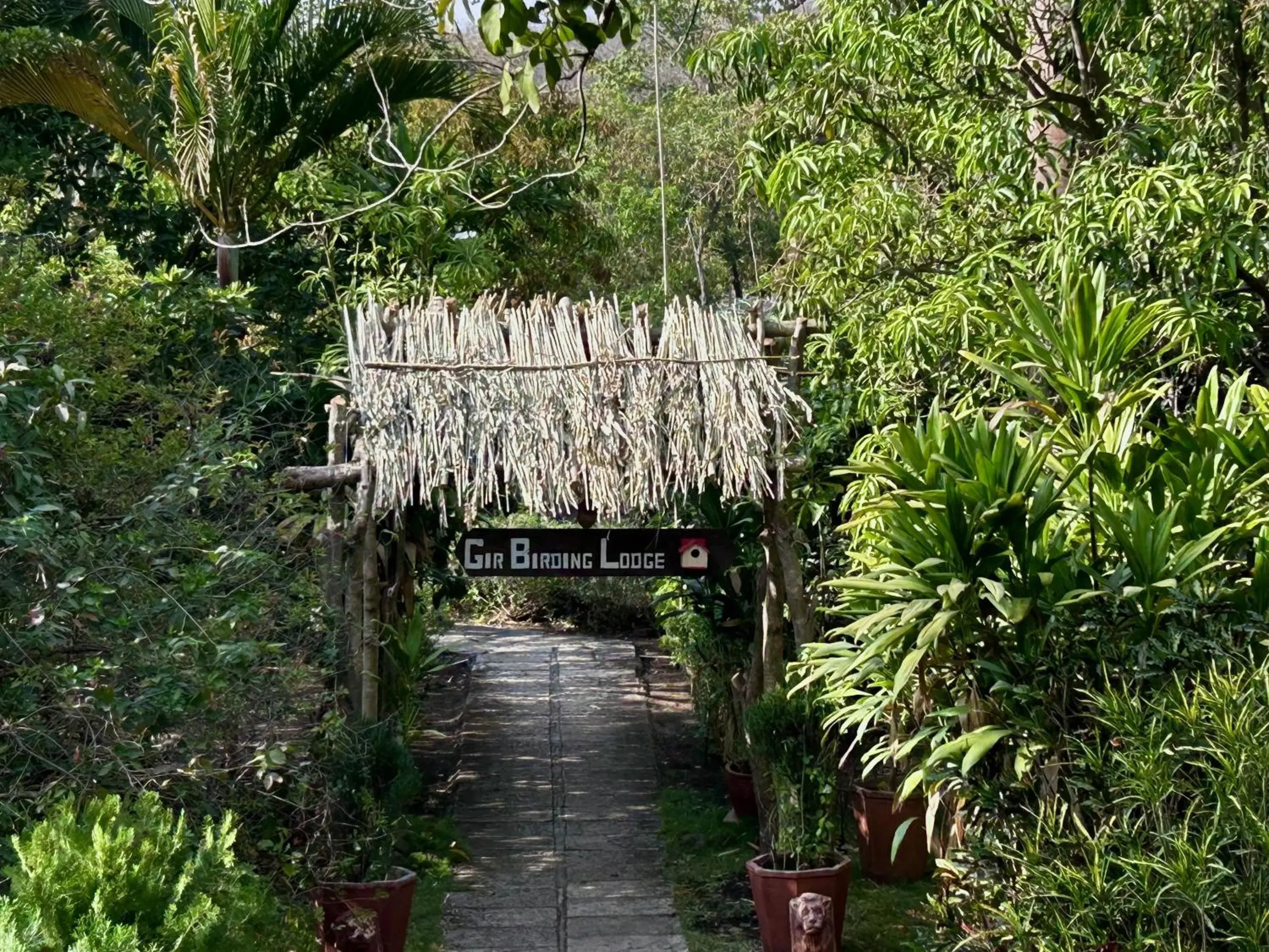Facade/entrance in Gir Birding Lodge Facade/entrance in Gir Birding Lodge