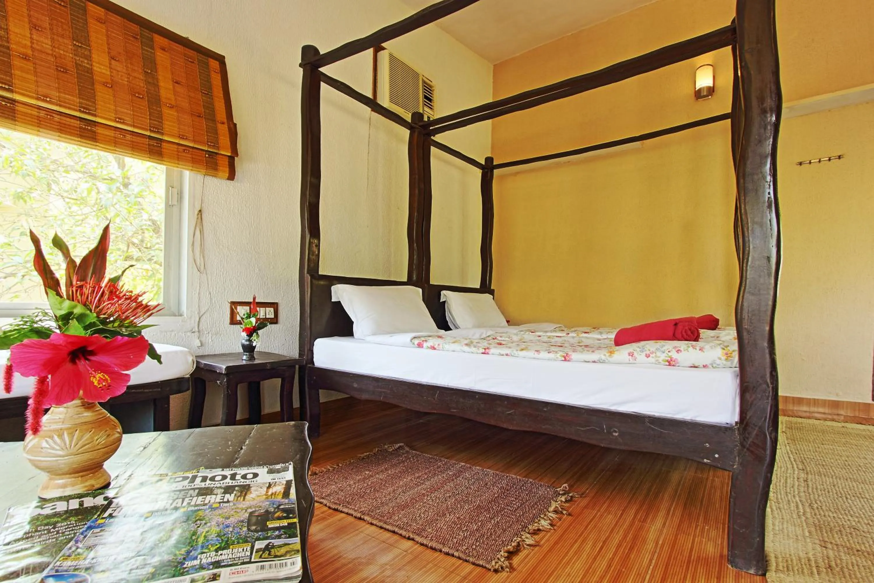 Photo of the whole room, Bed in Gir Birding Lodge