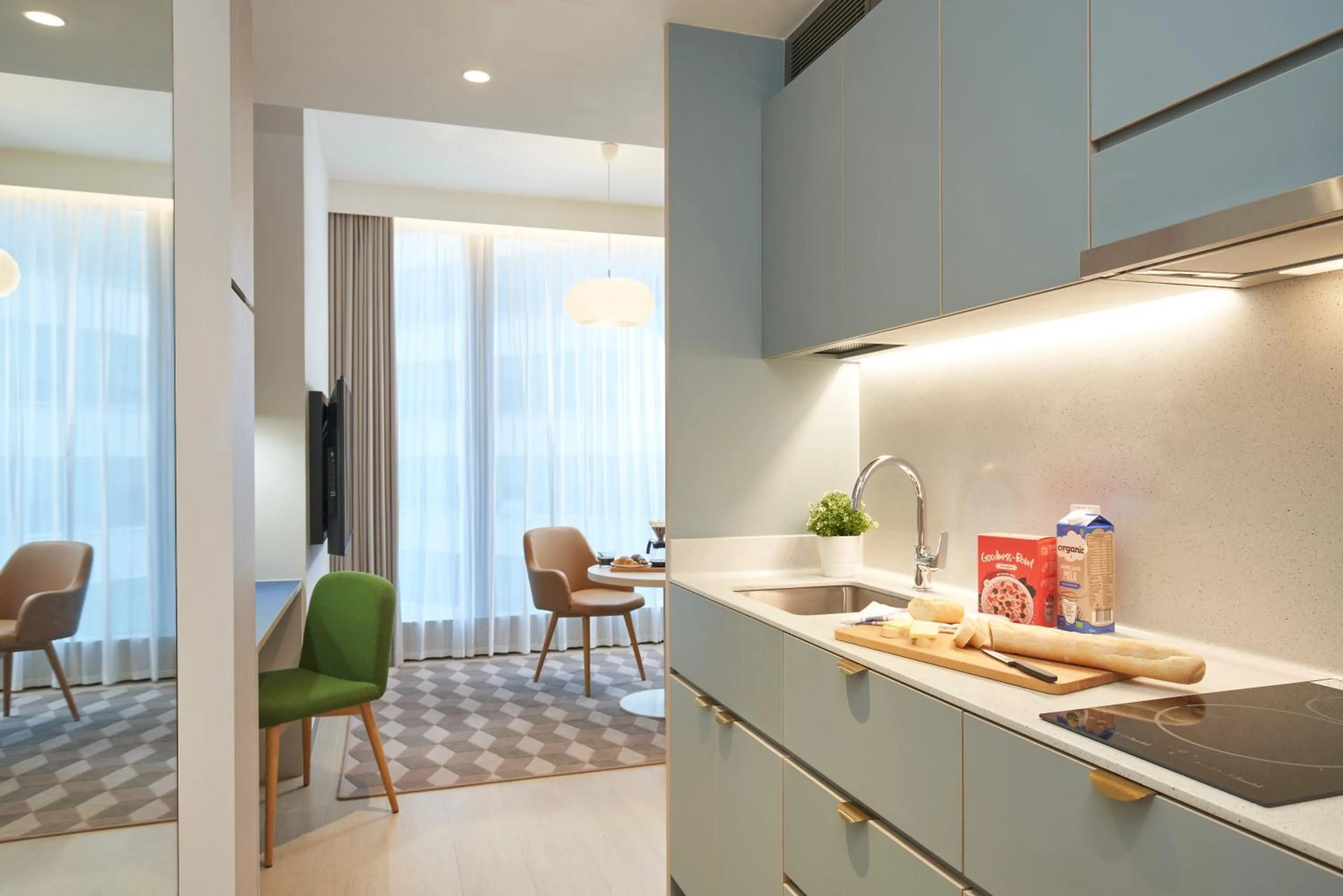 Kitchen or kitchenette in Citadines Raffles Place Singapore