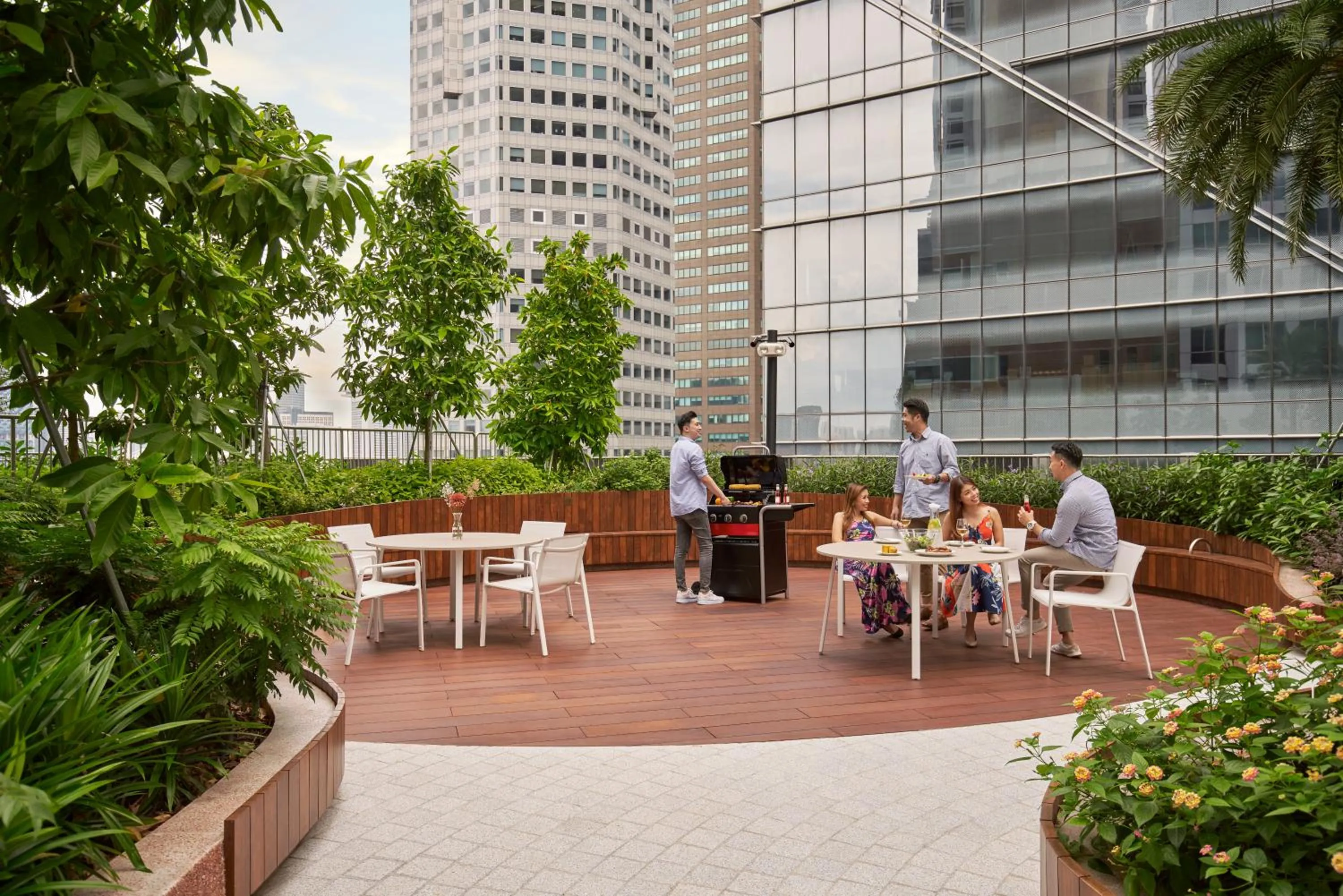 BBQ facilities in Citadines Raffles Place Singapore