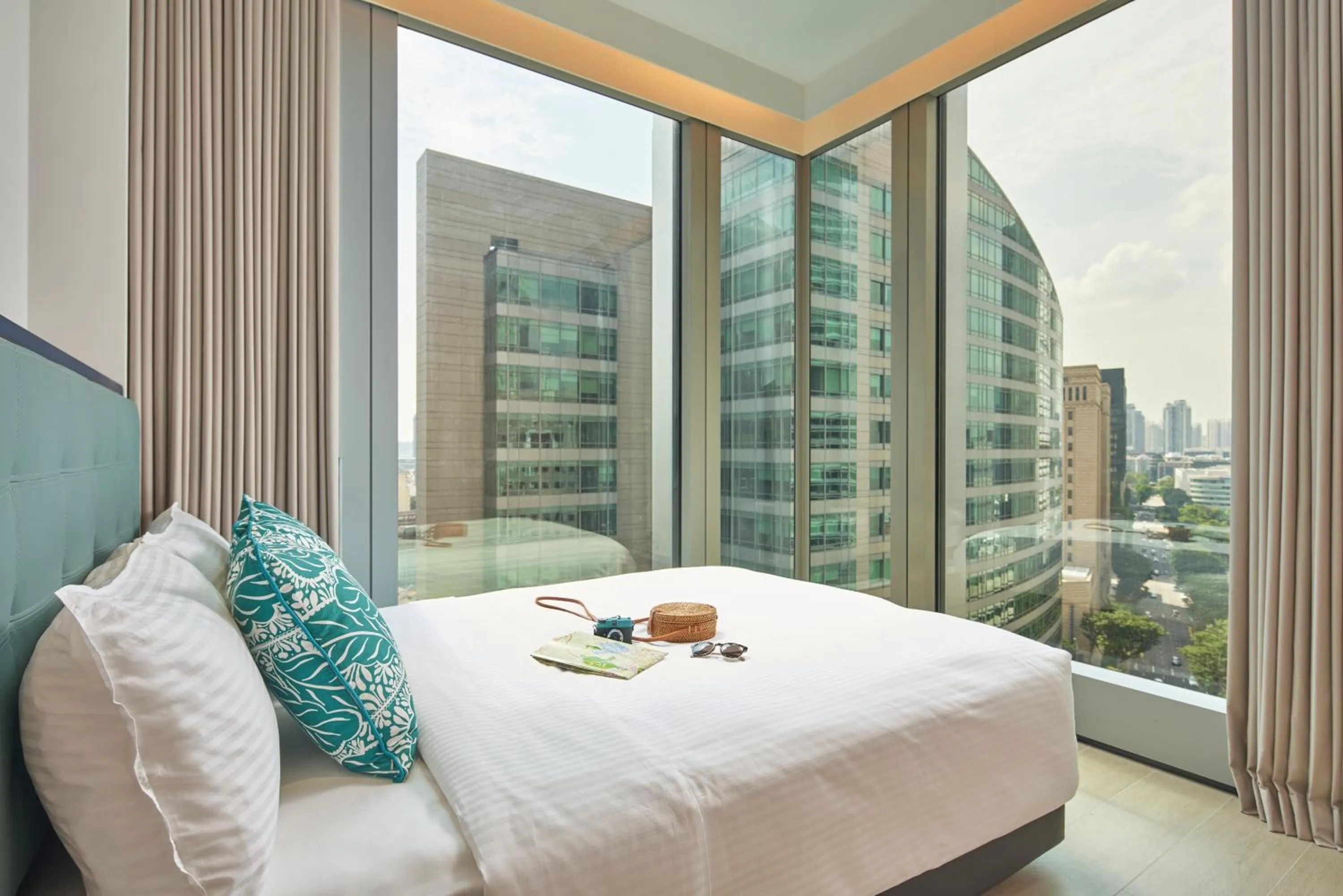 Bed in Citadines Raffles Place Singapore