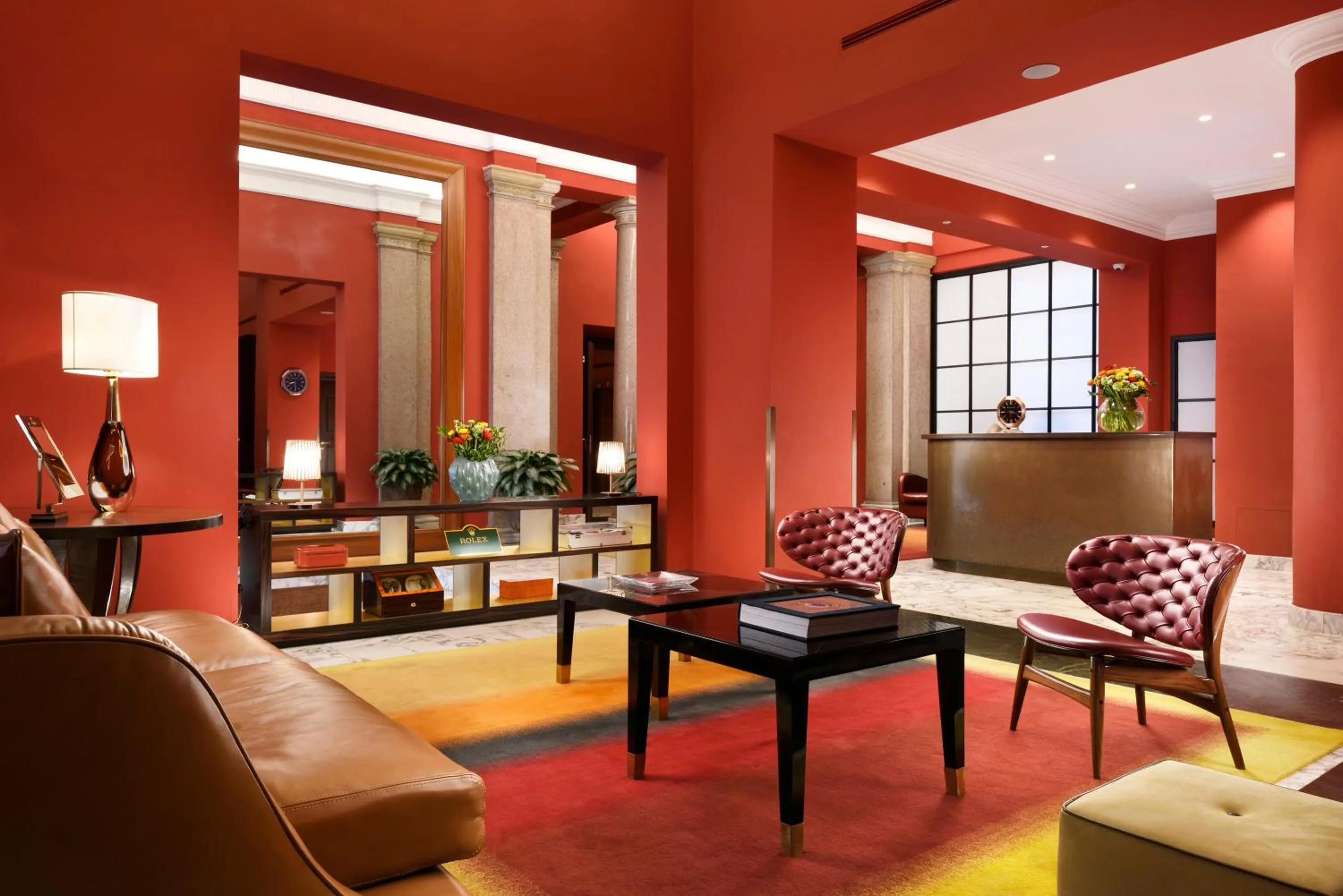 Lobby or reception in Hotel L'Orologio Roma - WTB Hotels