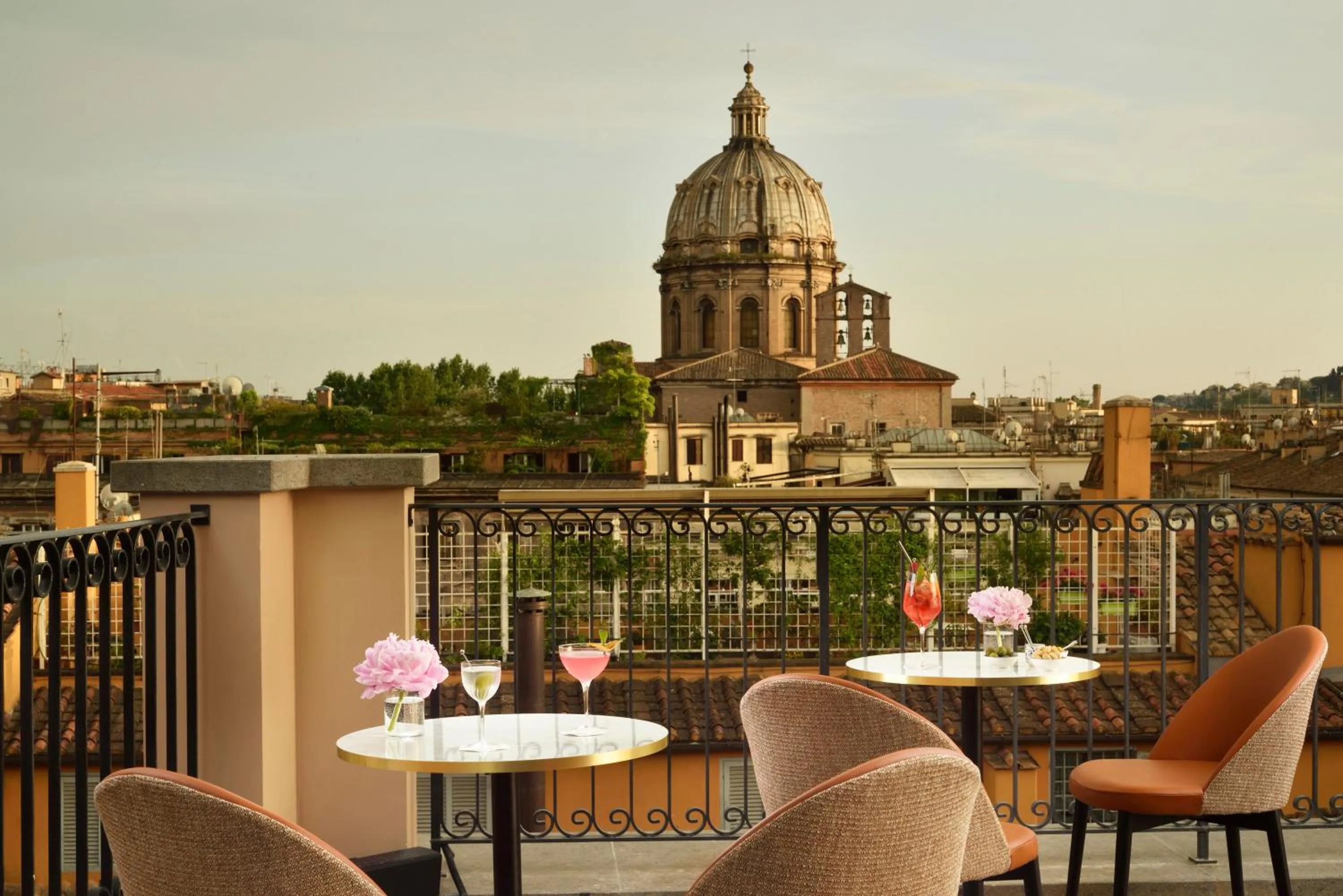 Balcony/Terrace in Hotel L'Orologio Roma - WTB Hotels