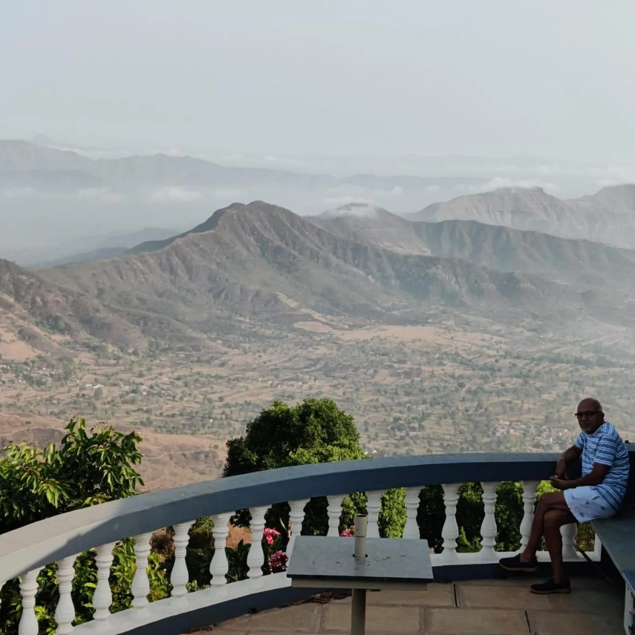 Balcony/Terrace in Hilltop Resort and Glamping Wai, Near Panchgani