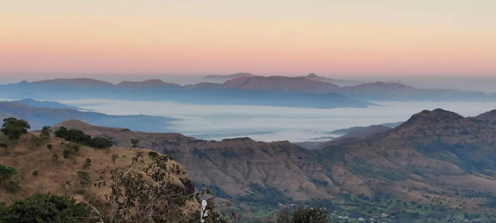 Mountain view in Hilltop Resort and Glamping Wai, Near Panchgani