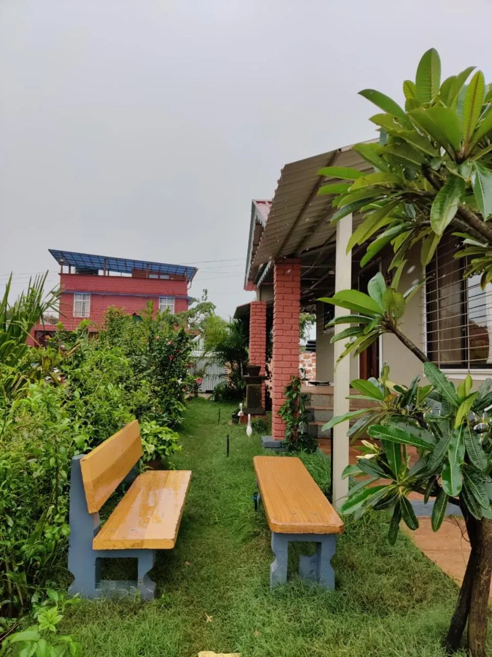 Garden view in Hilltop Resort and Glamping Wai, Near Panchgani