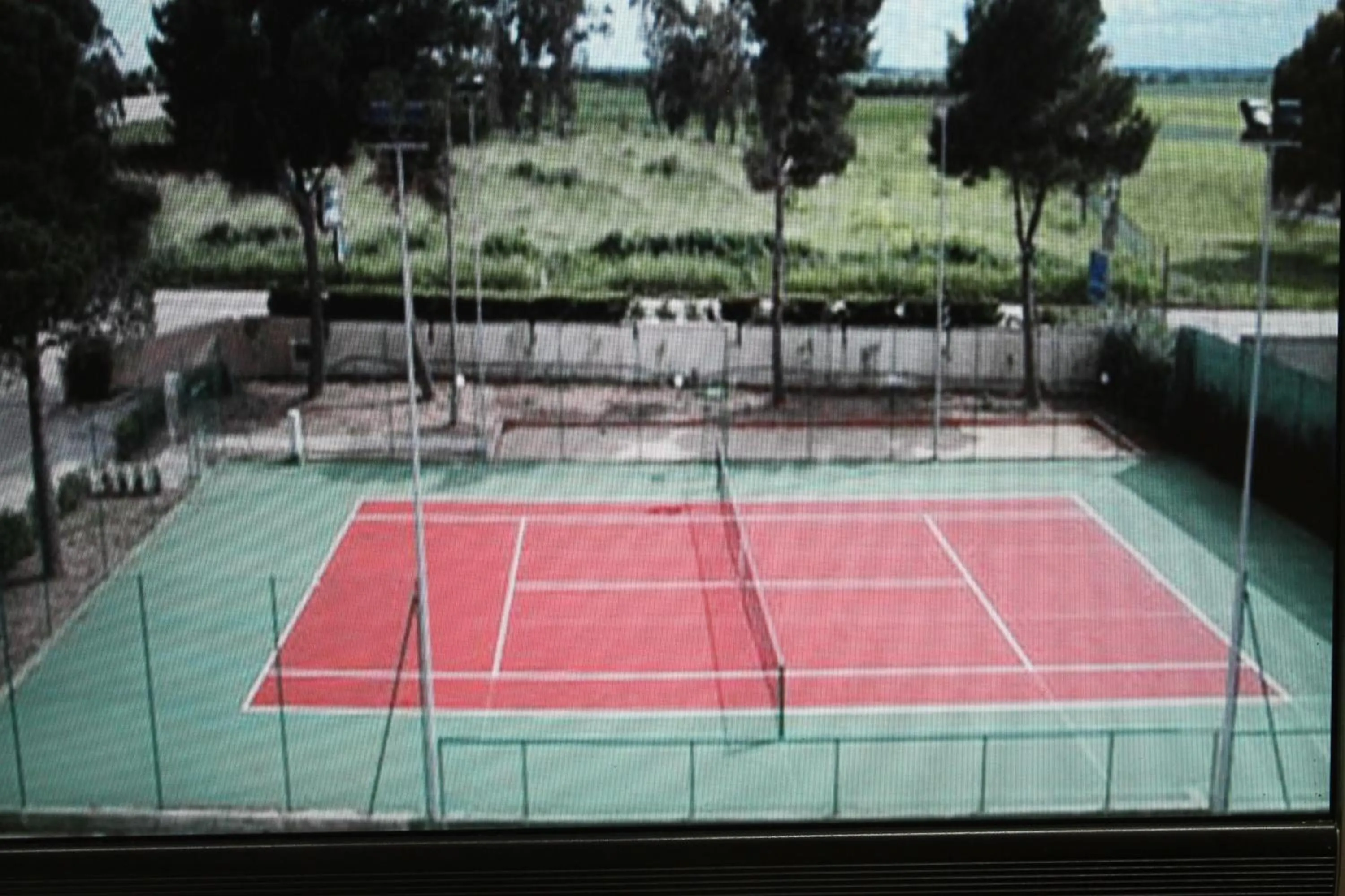 Tennis court in Hotel Minerva