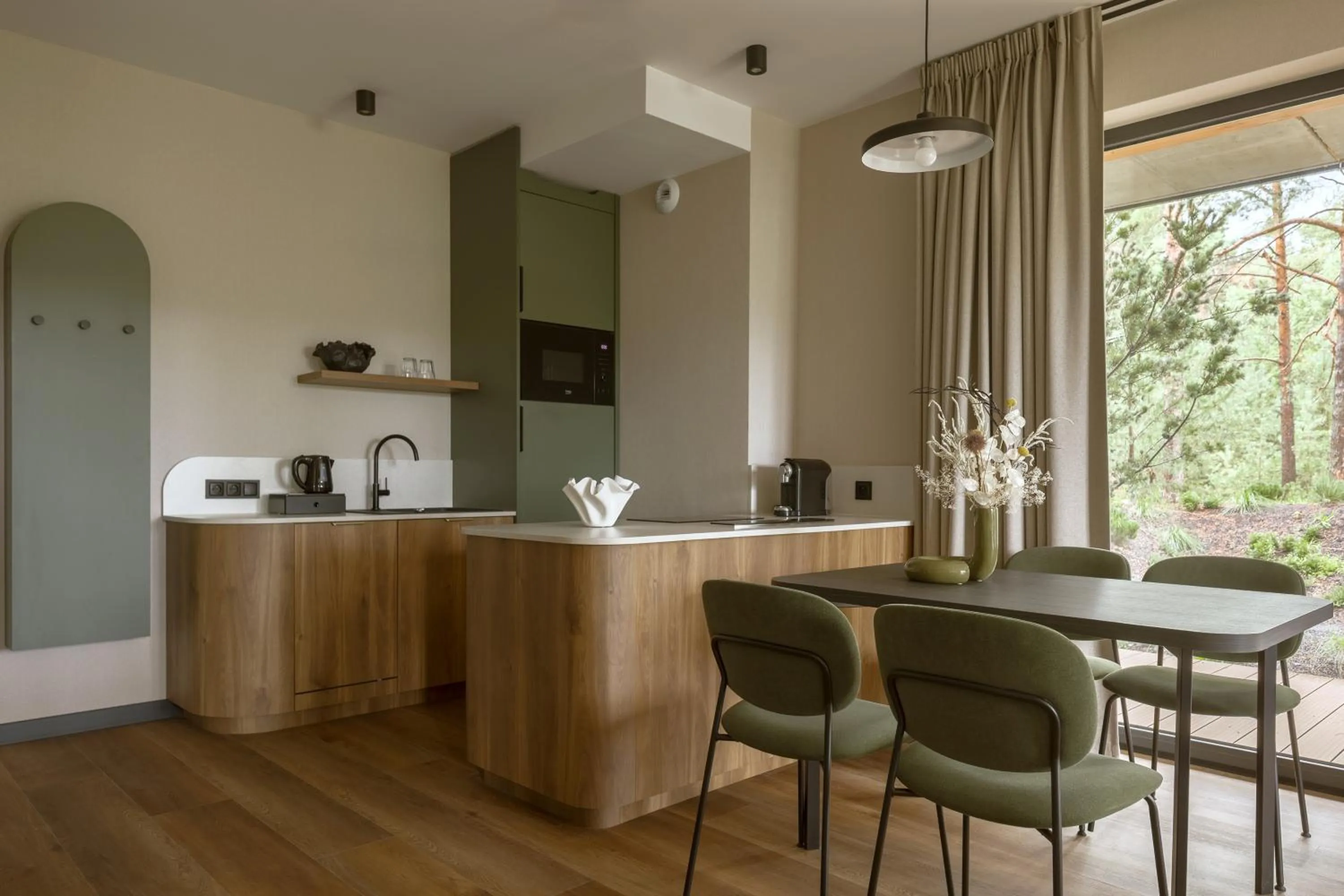 Kitchen or kitchenette in Hotel Saltic Resort & Spa Łeba