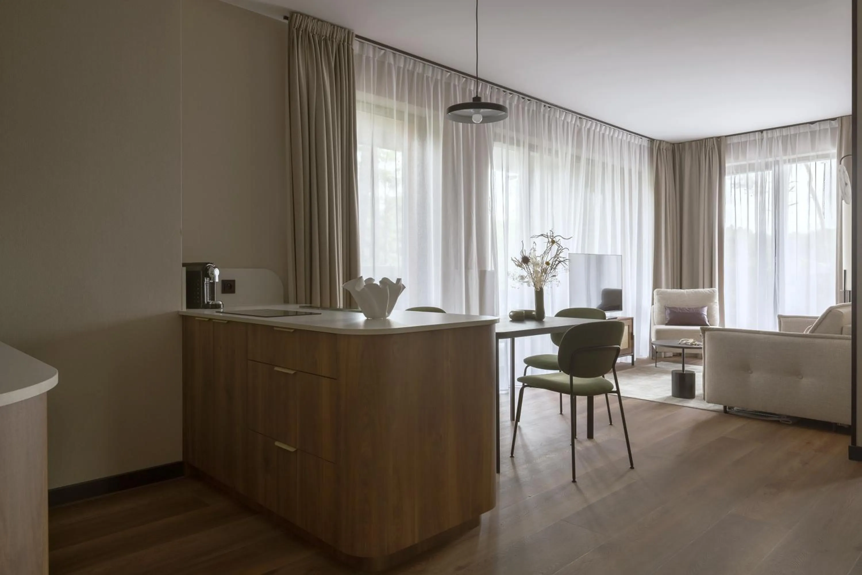 Kitchen or kitchenette in Hotel Saltic Resort & Spa Łeba