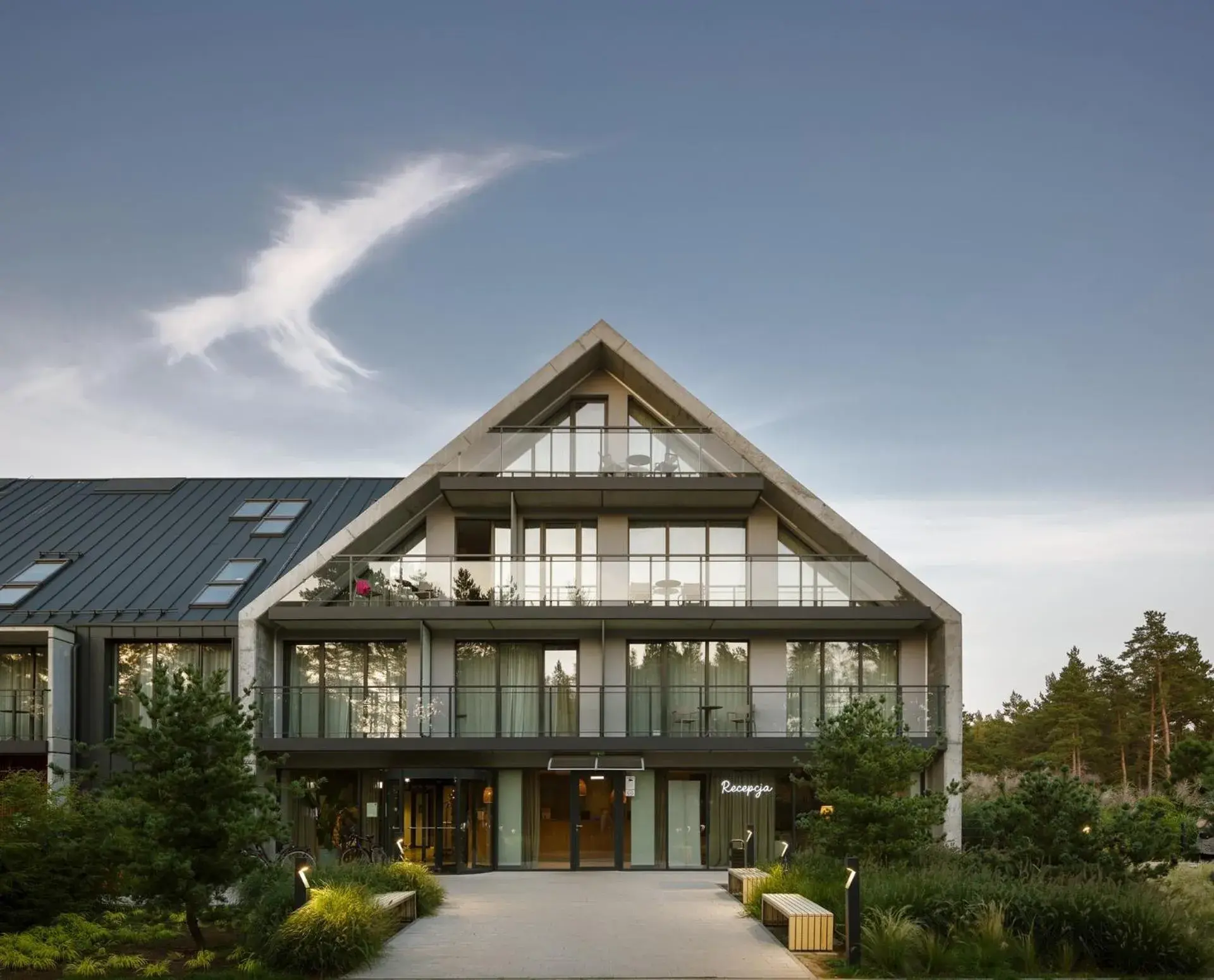 Property building in Hotel Saltic Resort & Spa Łeba Property building in Hotel Saltic Resort & Spa Łeba