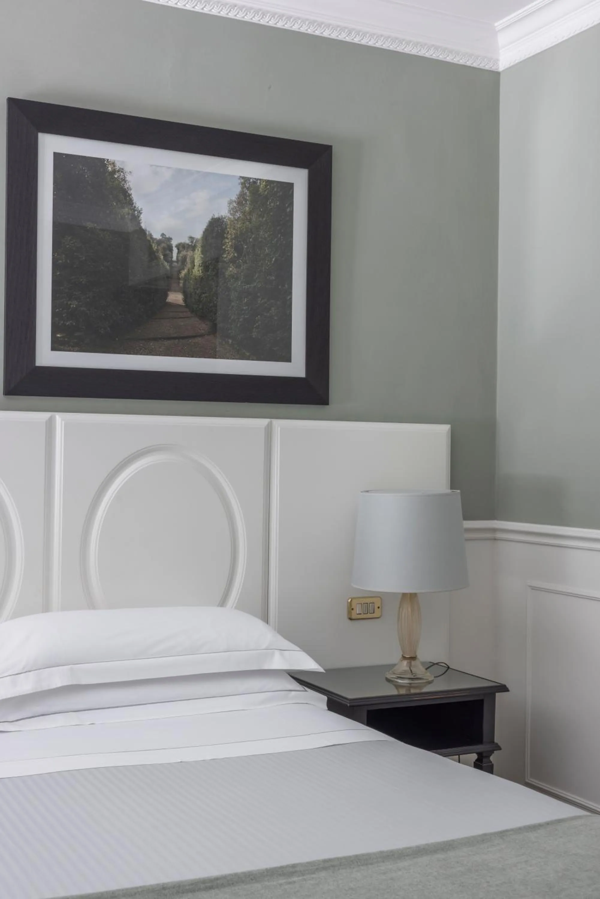 Bed in Plaza Hotel Lucchesi