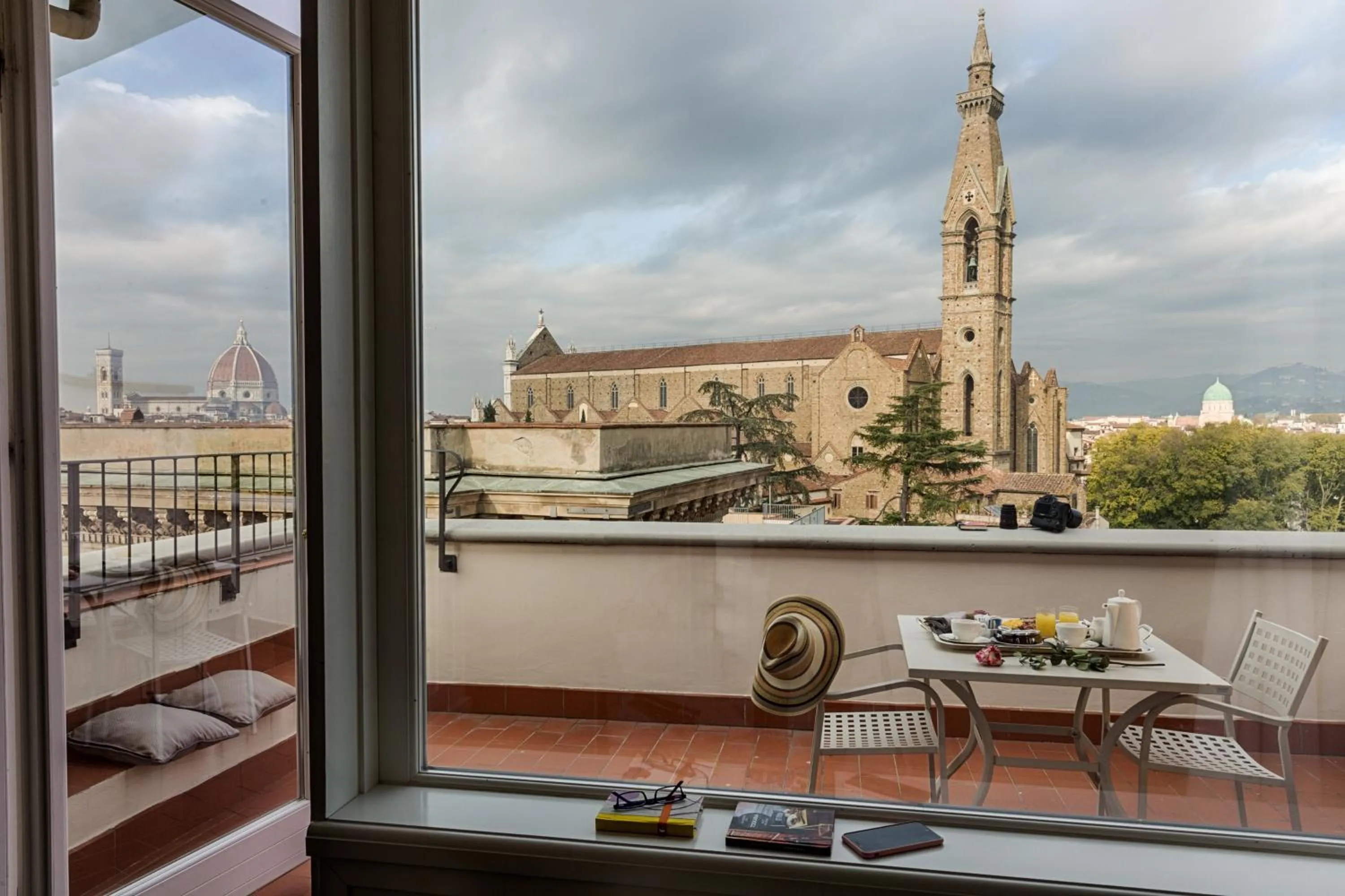 Balcony/Terrace in Plaza Hotel Lucchesi