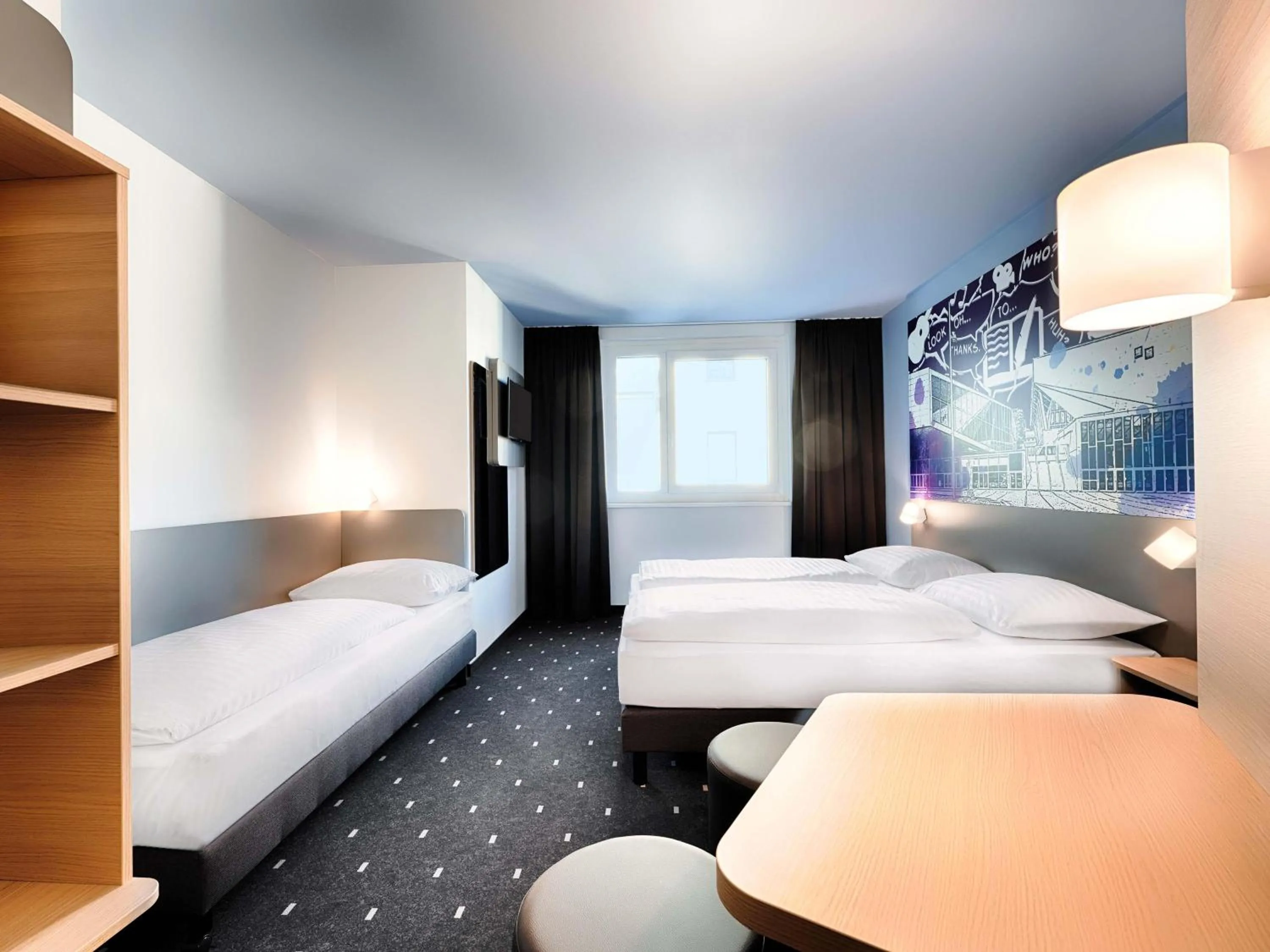 Photo of the whole room, Bed in B&B Hotel Wien-Stadthalle