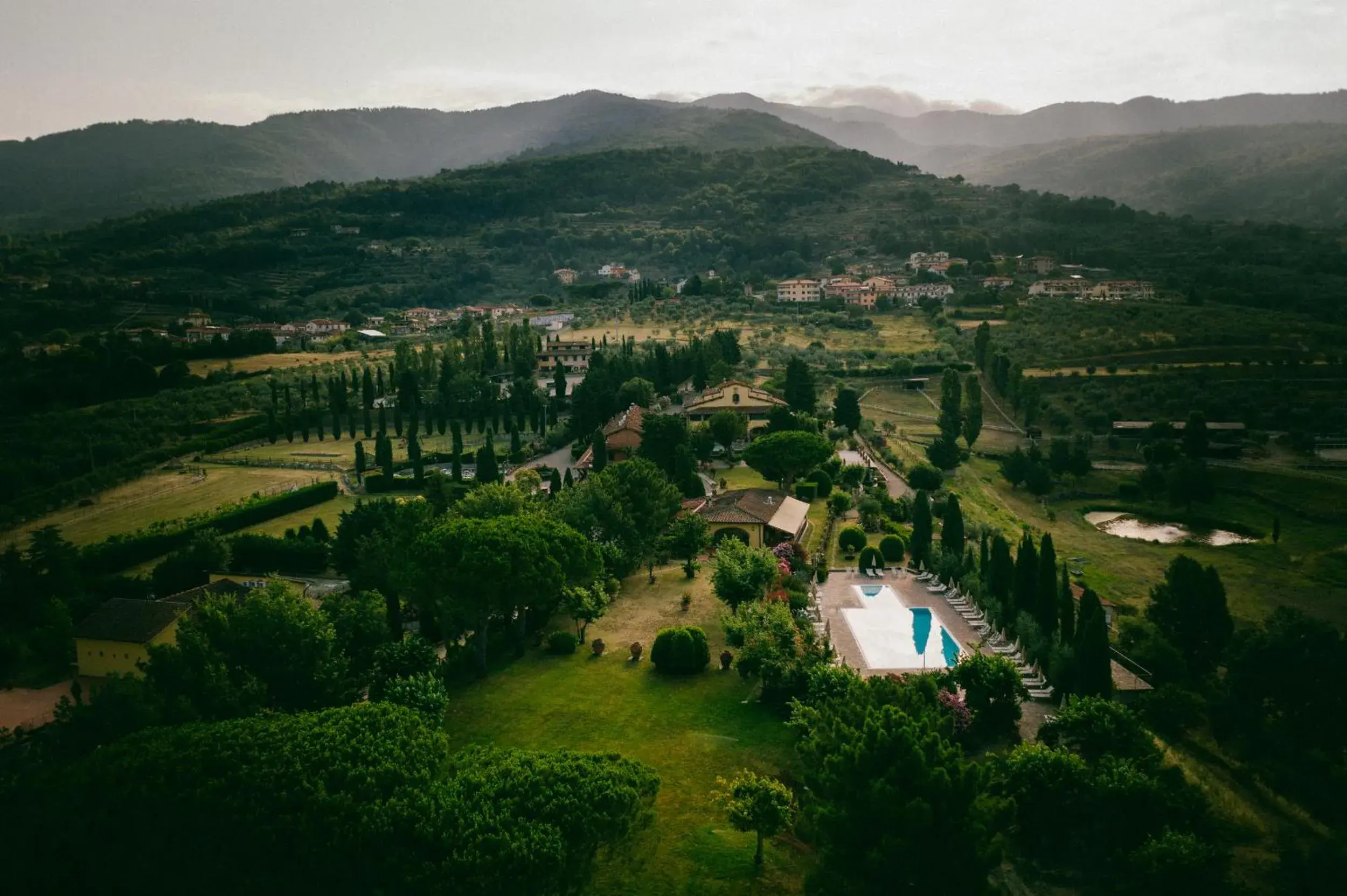 Bird's eye view in Fattoria Degli Usignoli Bird's eye view in Fattoria Degli Usignoli
