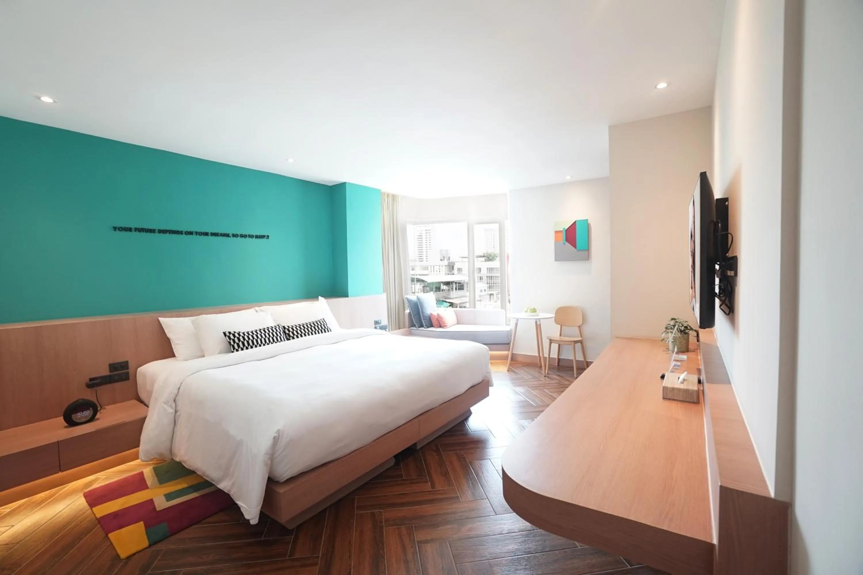 Bed in SQ Boutique Hotel