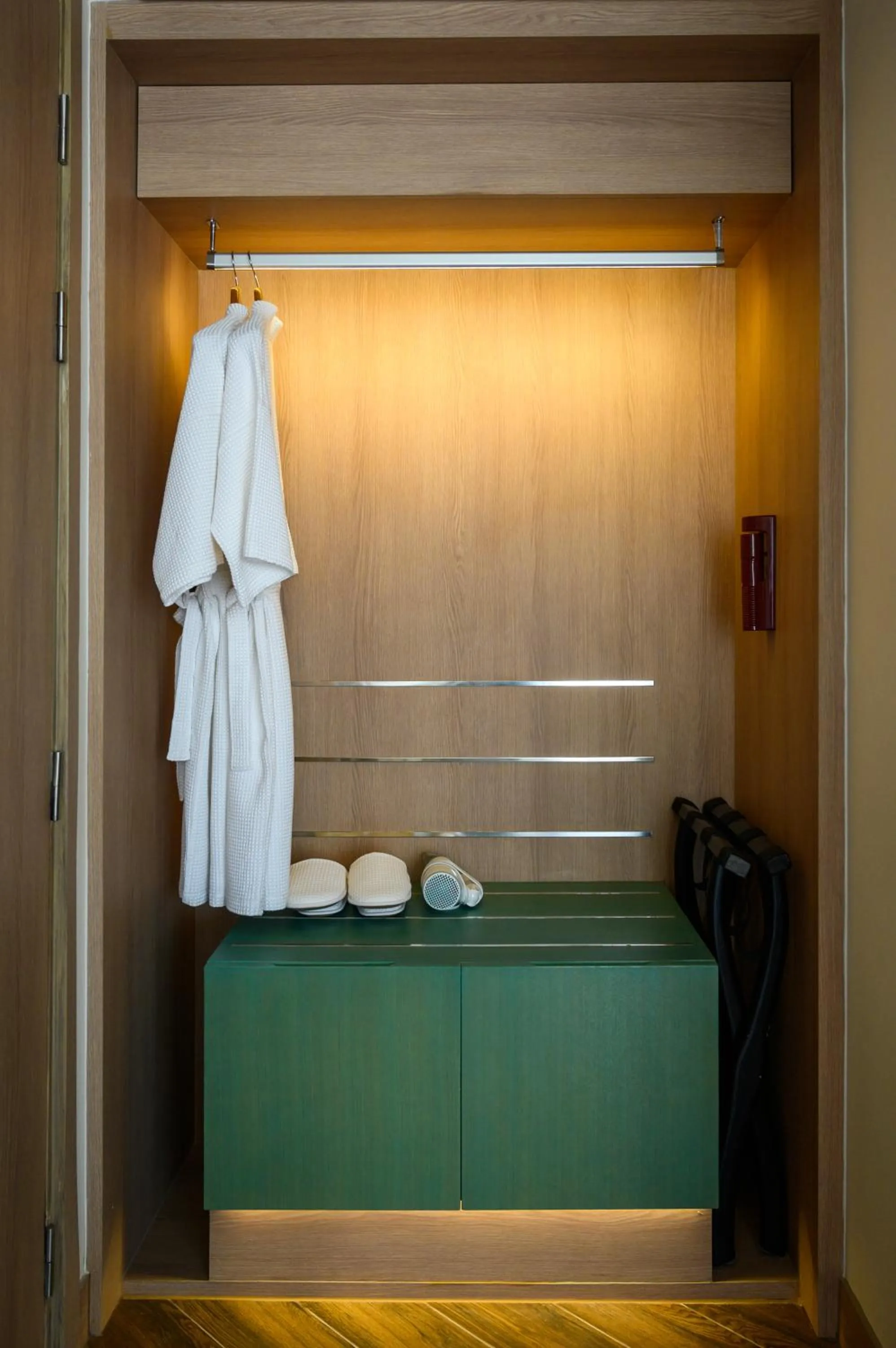 wardrobe in SQ Boutique Hotel