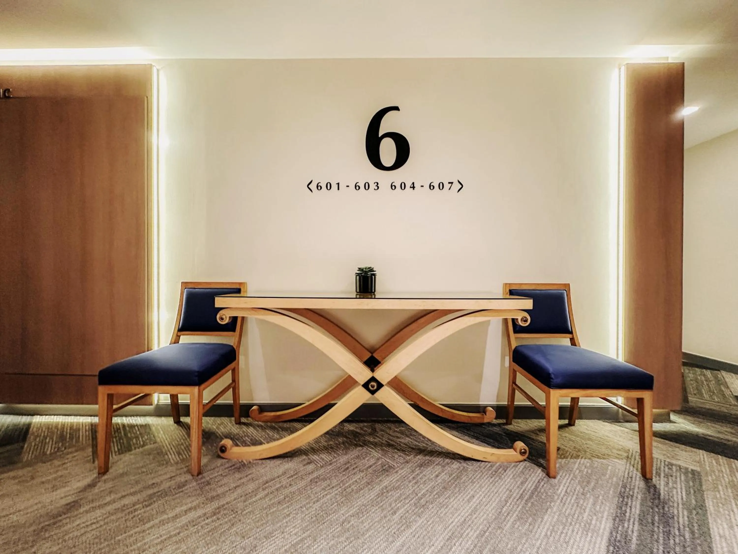 Floor plan in SQ Boutique Hotel