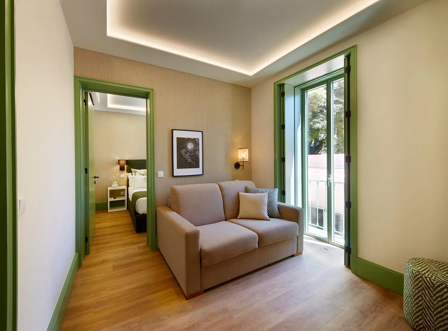 Living room in Sintra Green Chalet Bed & Breakfast