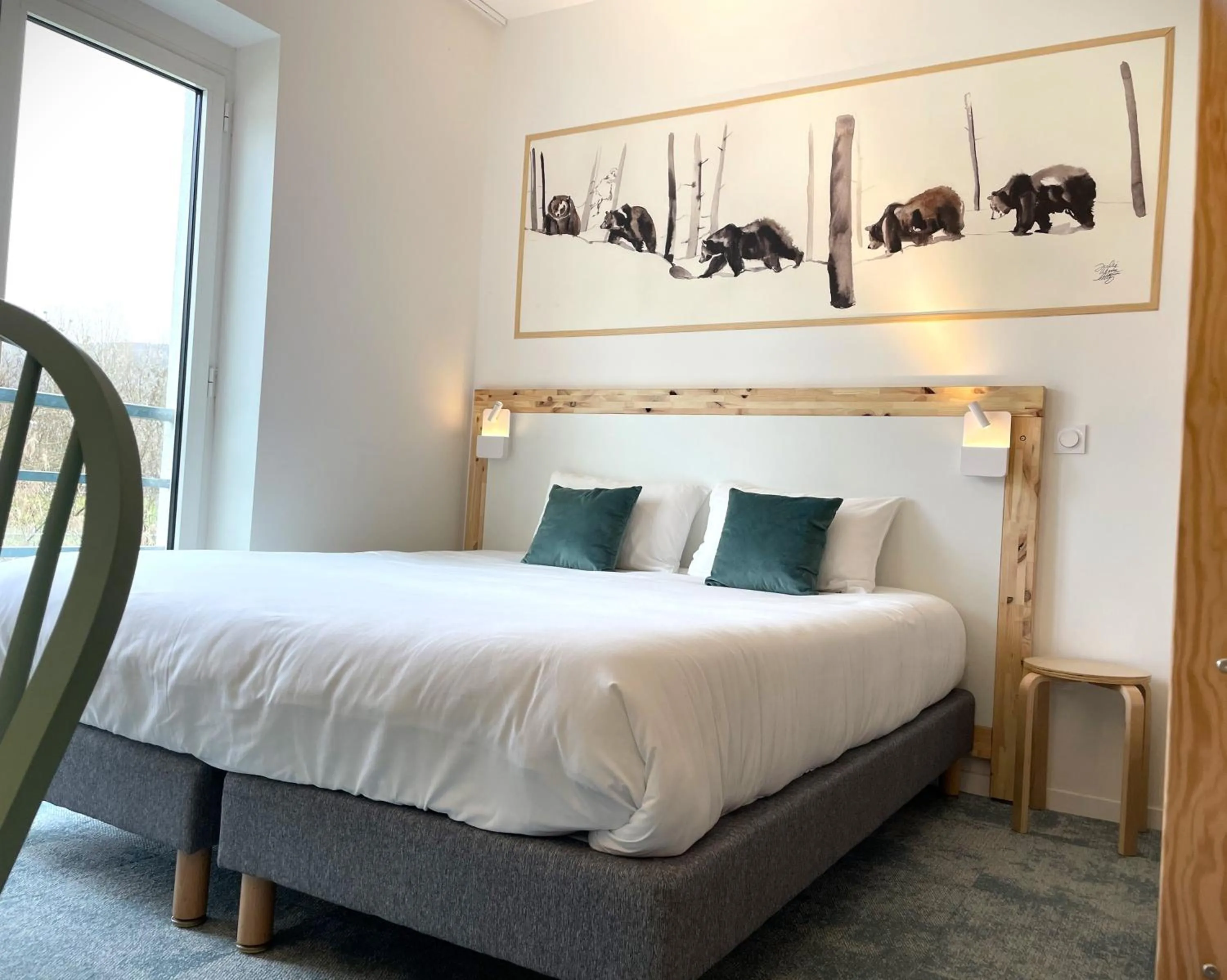 Bed in SHANA Hôtel & Résidence