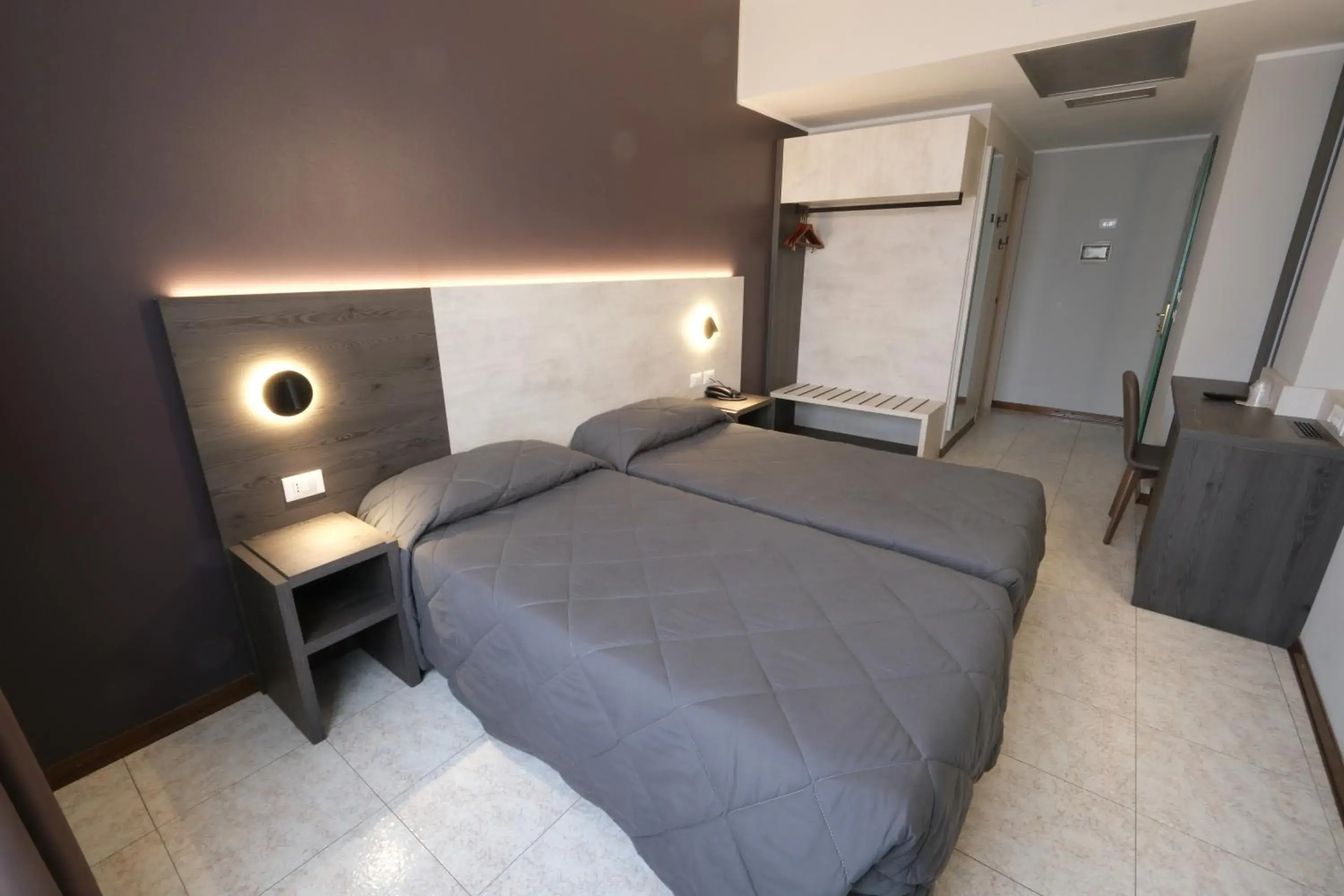 Bed in Hotel Mistral Bed in Hotel Mistral