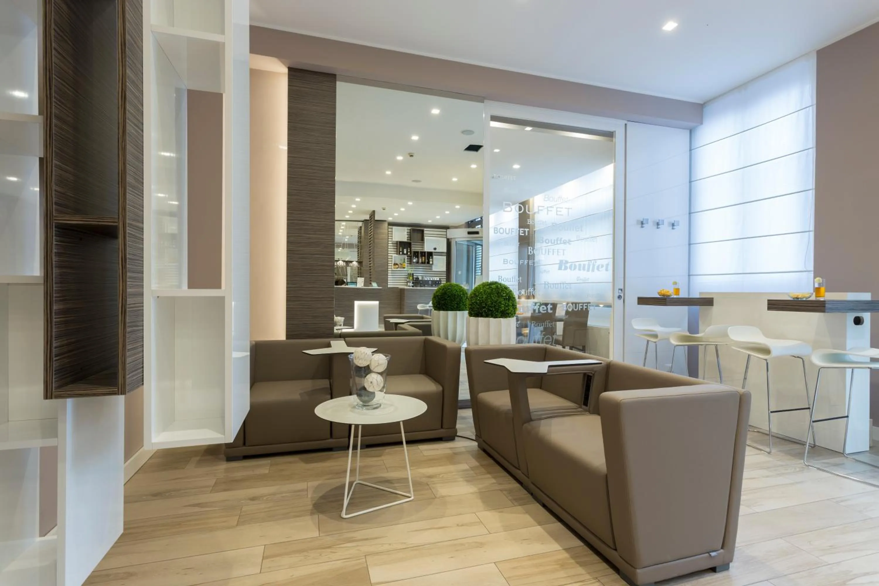 Lobby or reception in Hotel Mistral