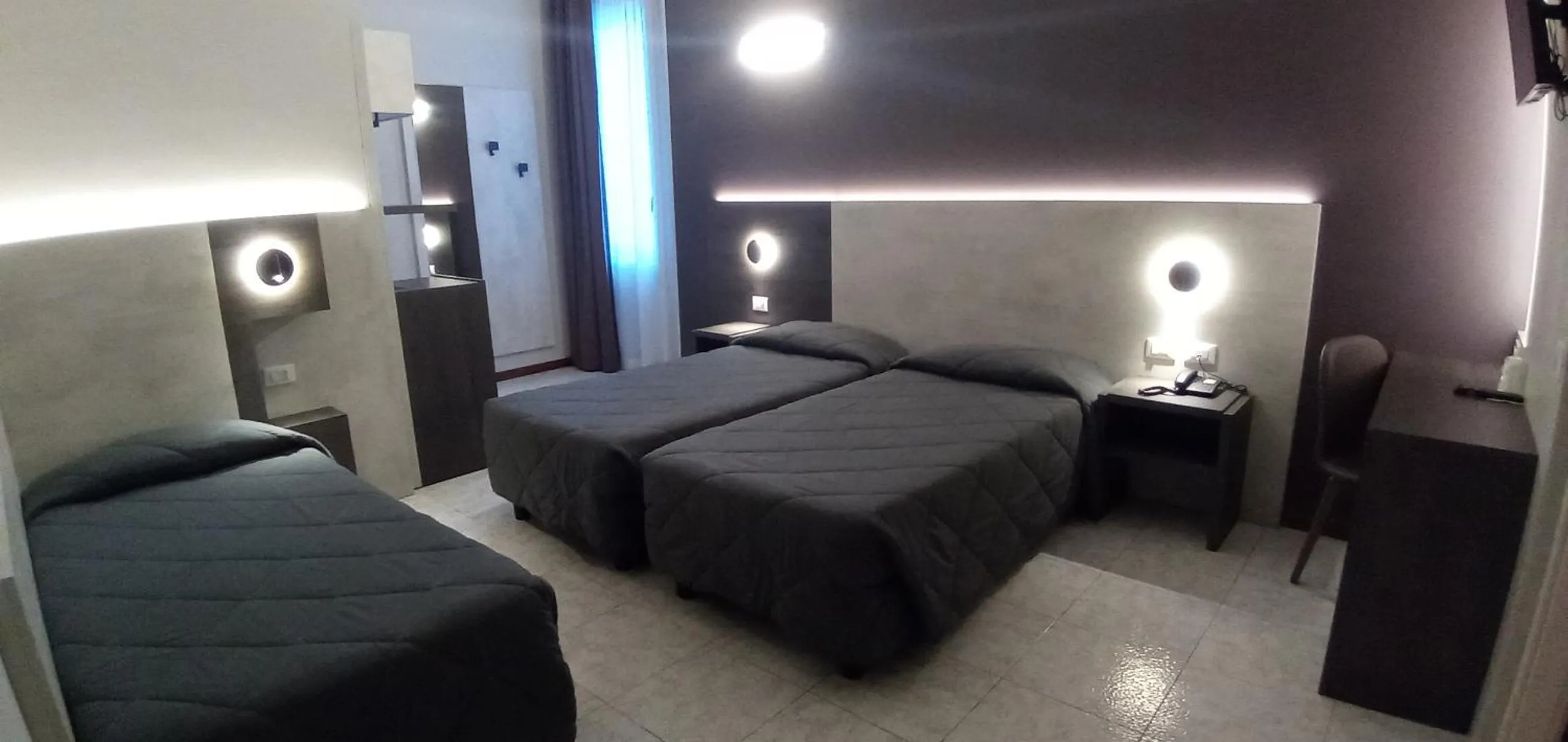 Bed in Hotel Mistral